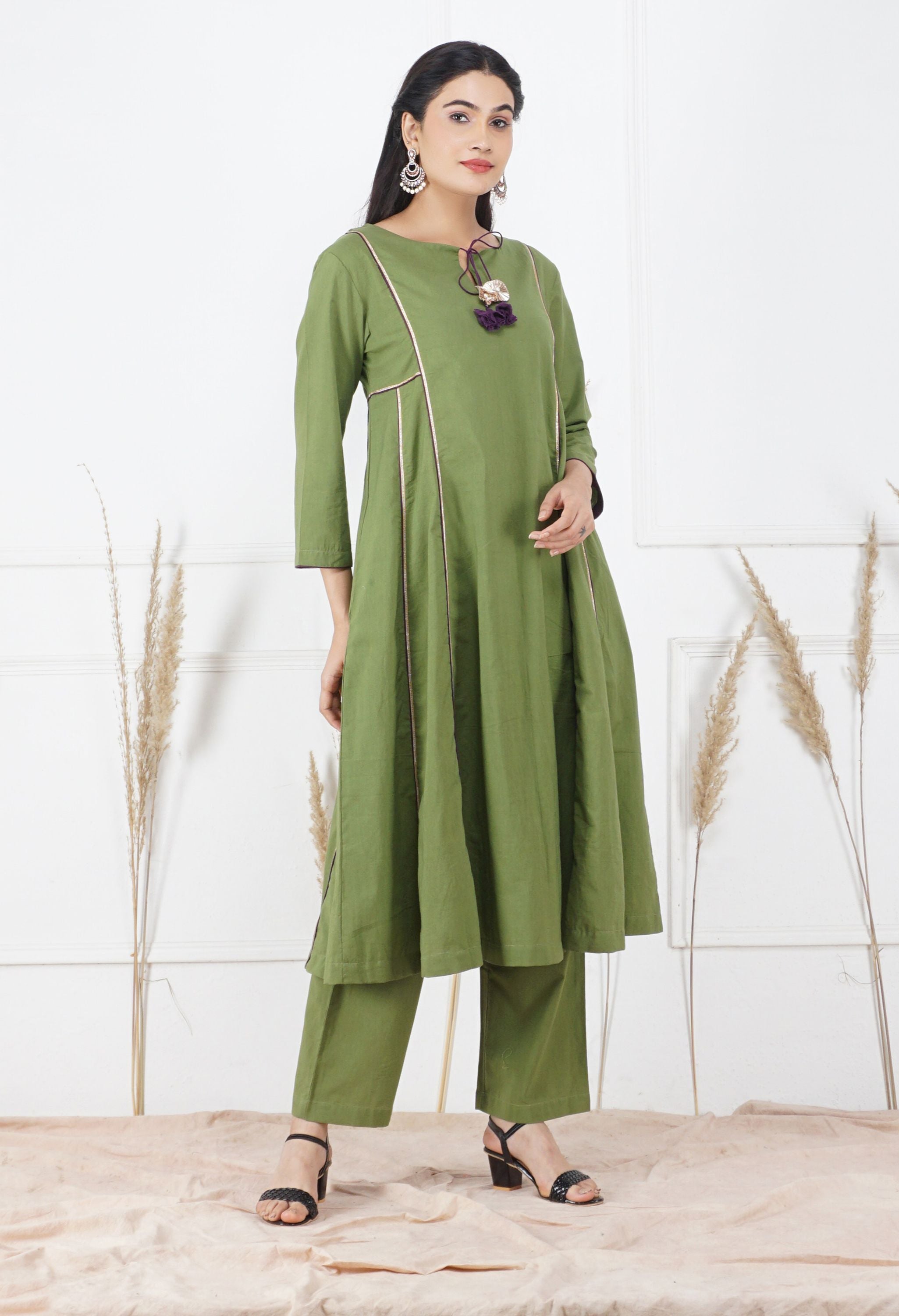Kevi Pannel Kurta Set | Panel Kurta For Women