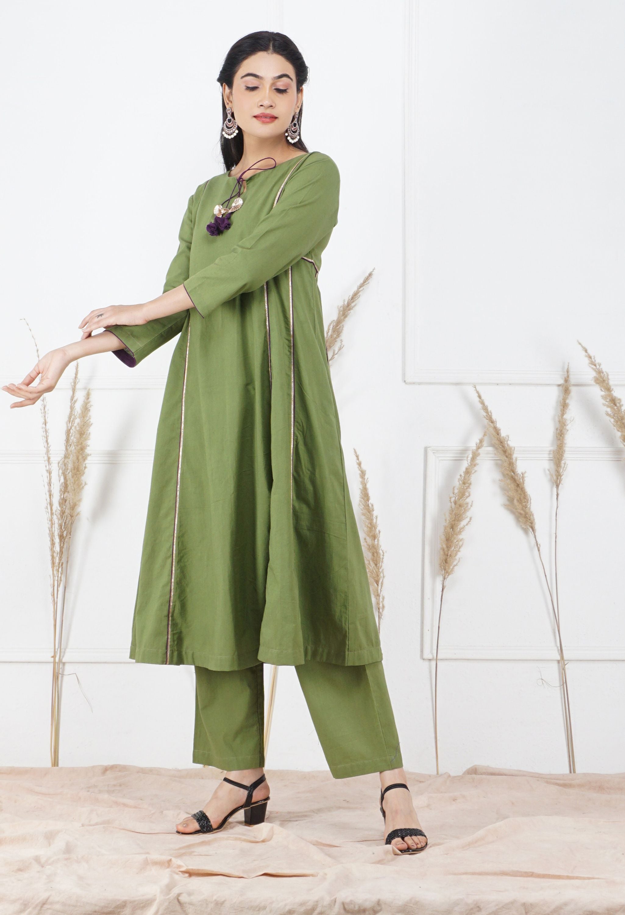 Kevi Pannel Kurta Set | Panel Kurta For Women