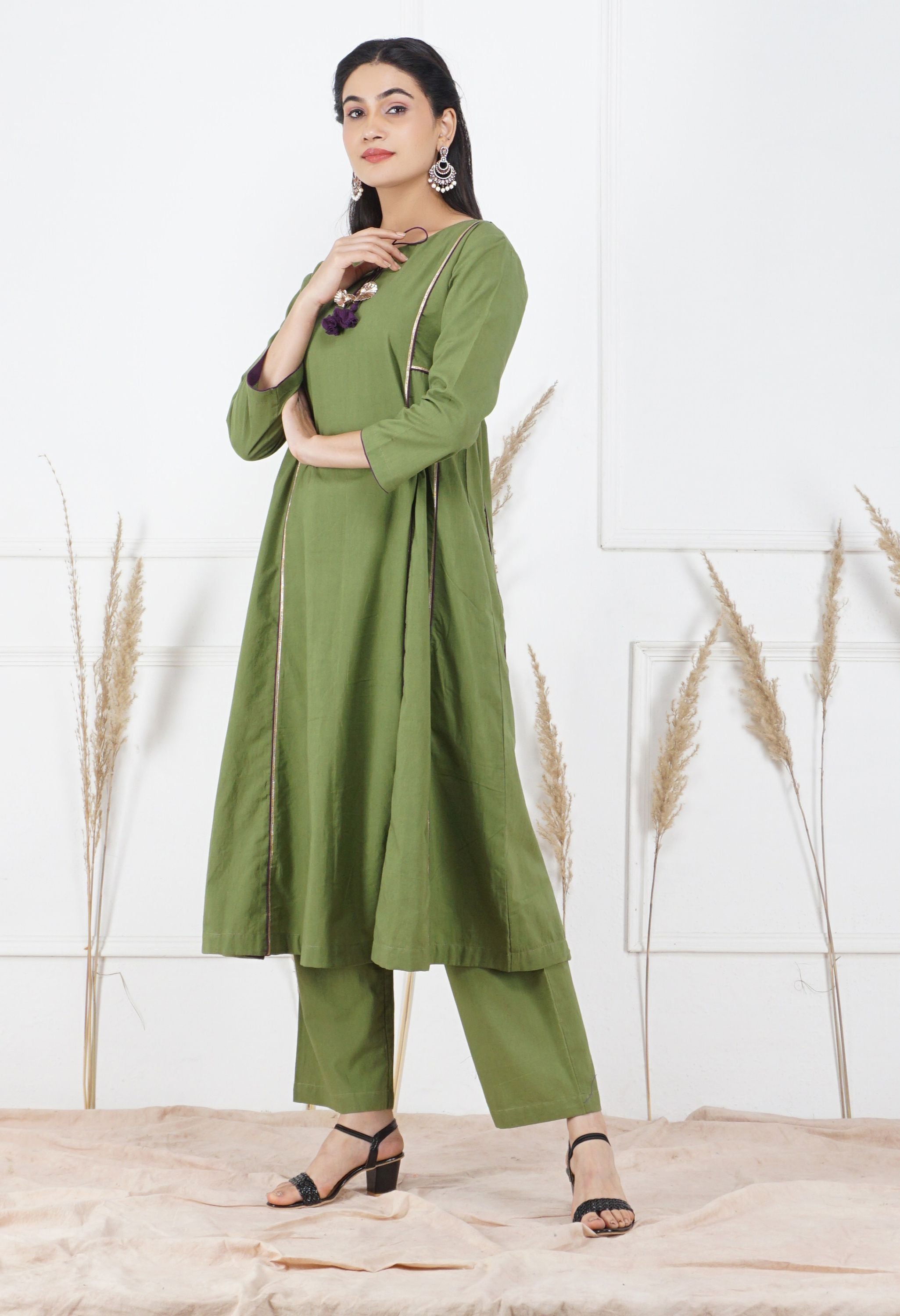Kevi Pannel Kurta Set | Panel Kurta For Women