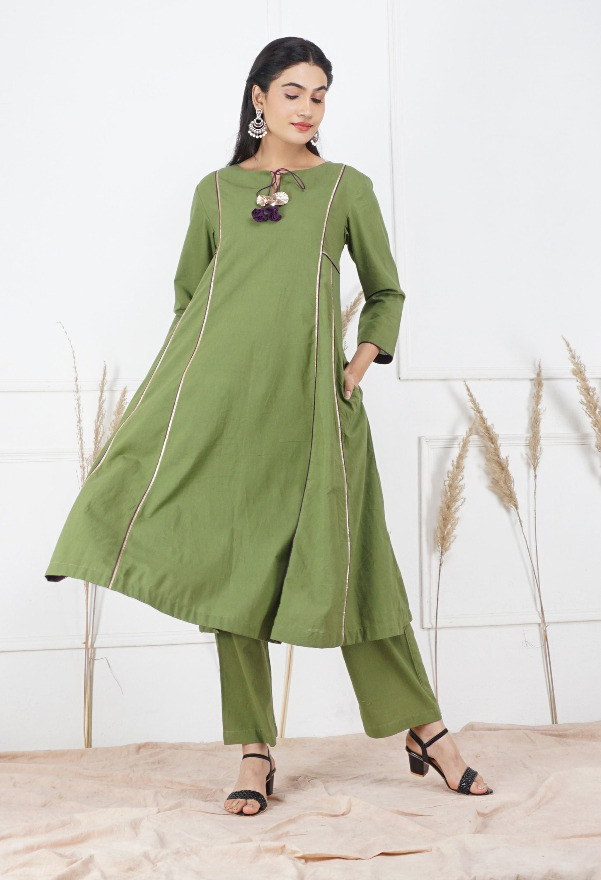 Panel Kurta Set For Women