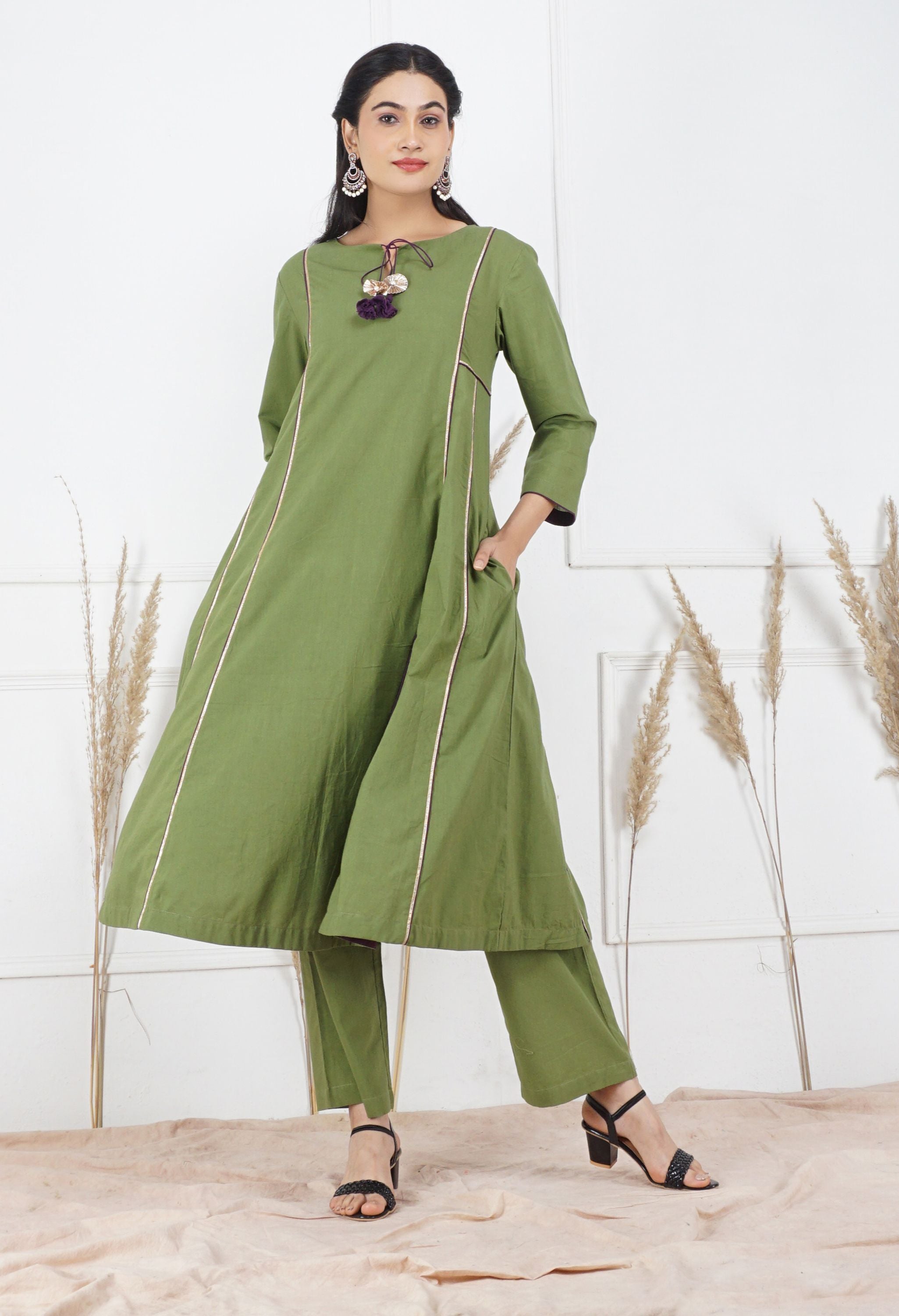 Kevi Pannel Kurta Set | Panel Kurta For Women