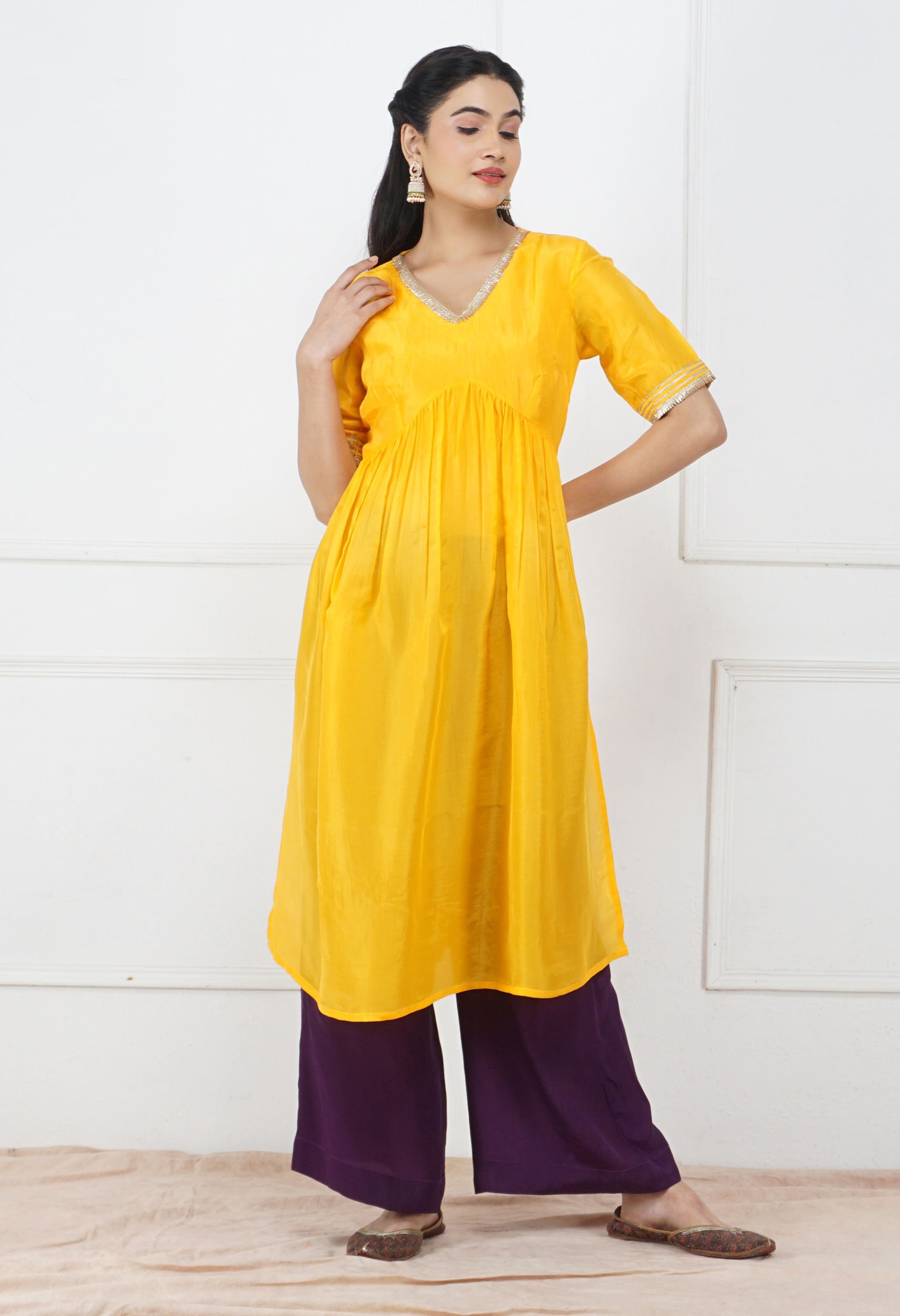 Gainda Kurta Set | Genda Ful Kurta Set