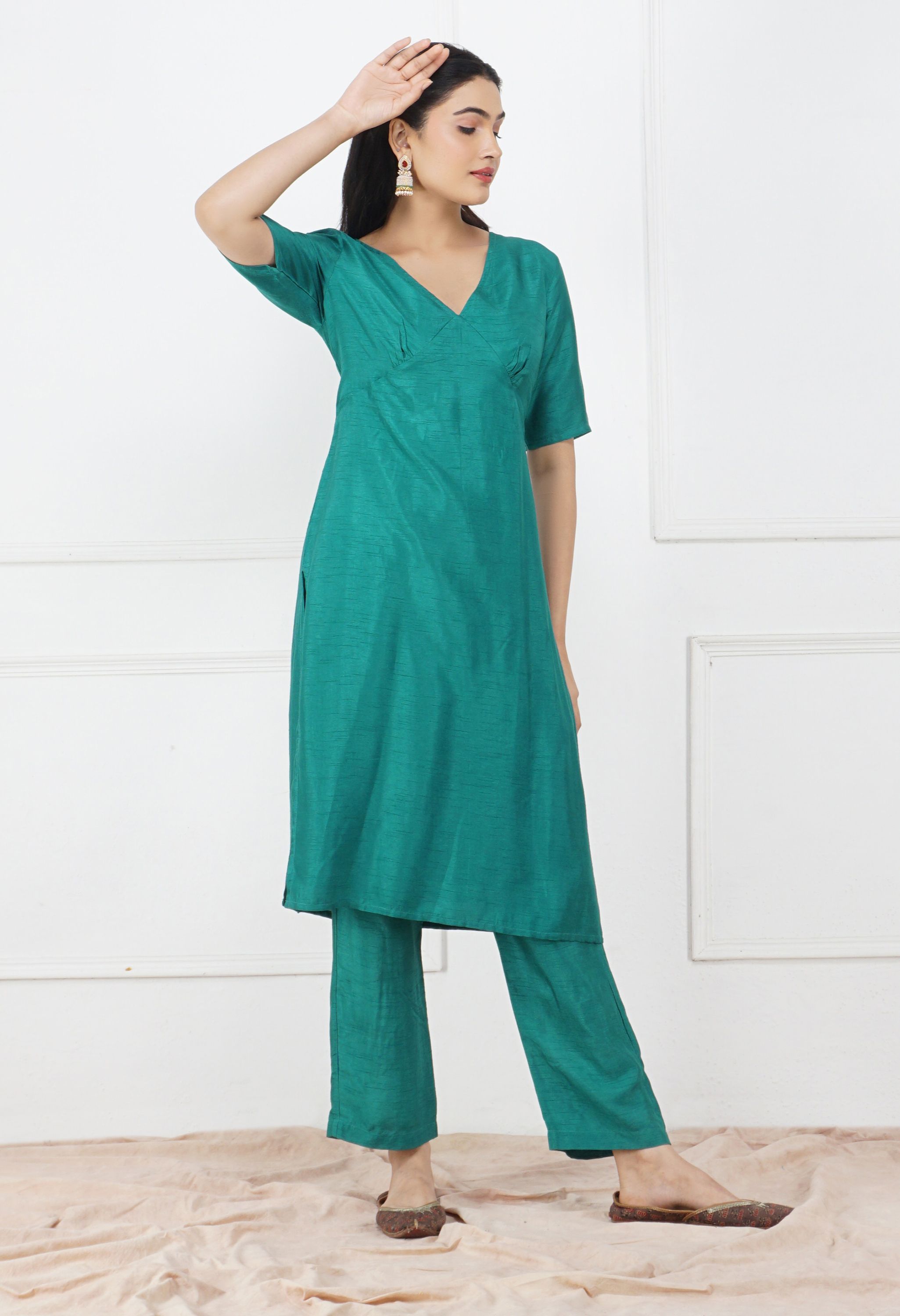 Silk Dupatta Set | Trendy Silk Kurta Sets With Dupatta Online