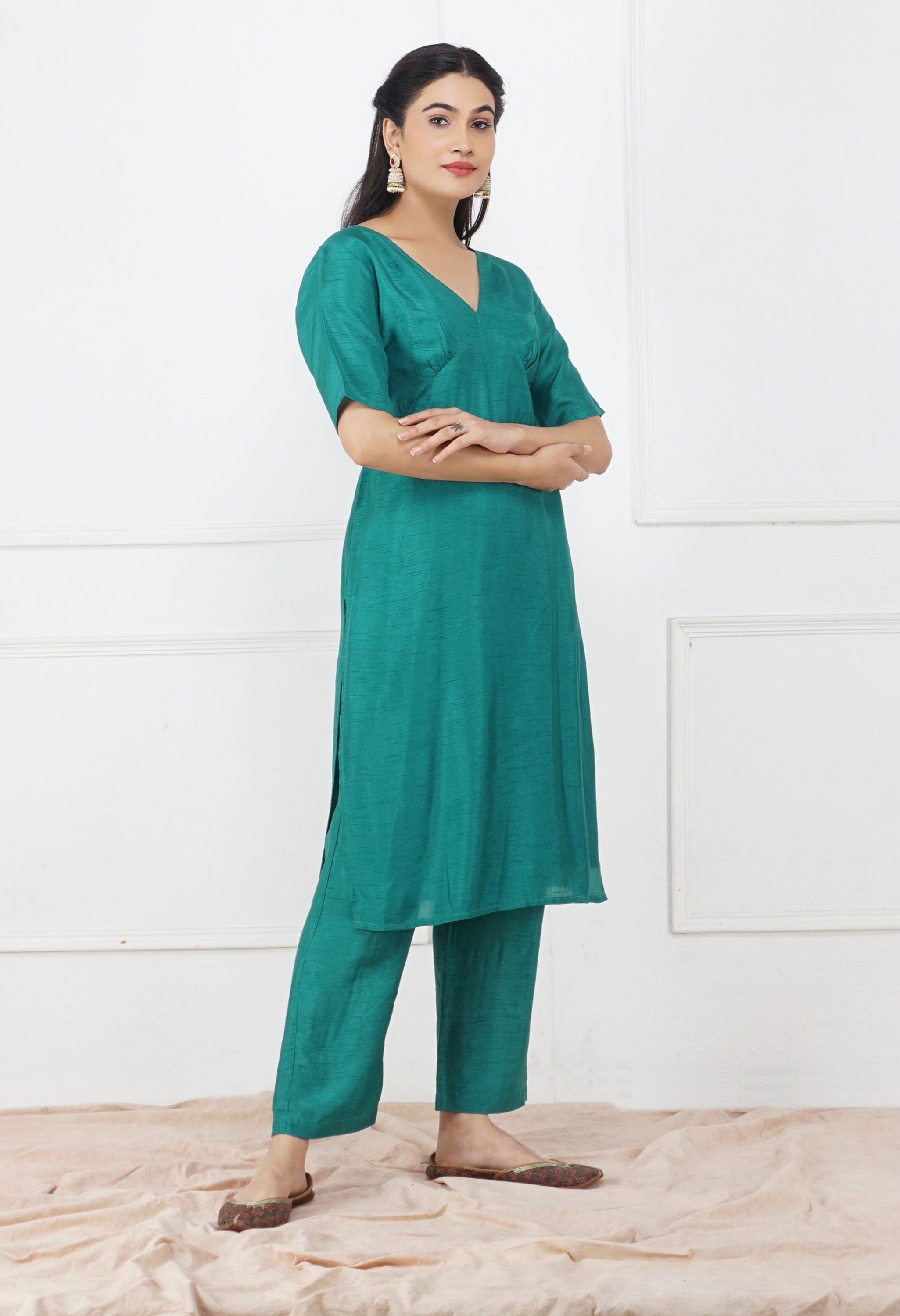 Silk Dupatta Set | Trendy Silk Kurta Sets With Dupatta Online