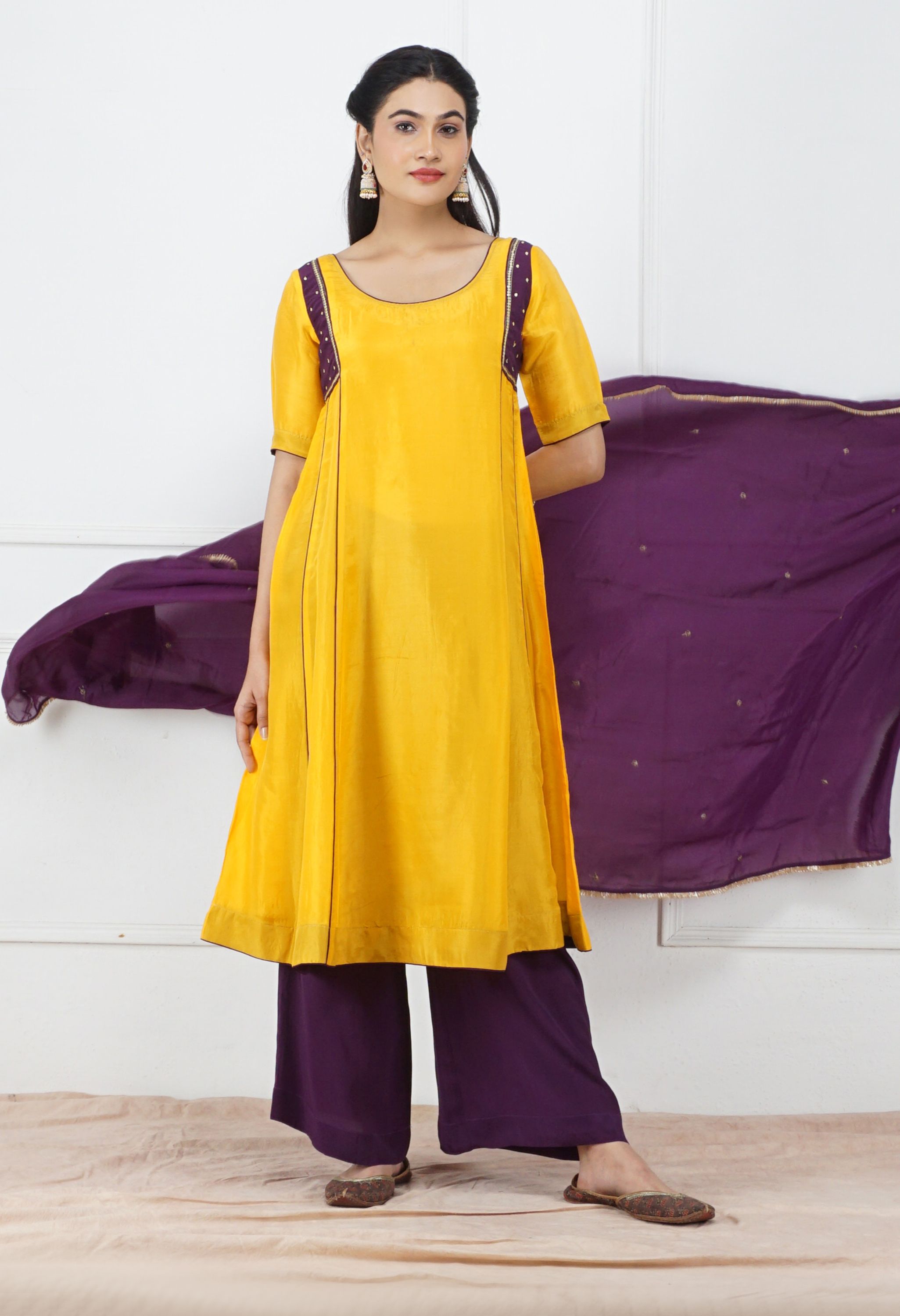 Sitar Kurta Dupatta Set | Women Kurta Sets With Dupatta