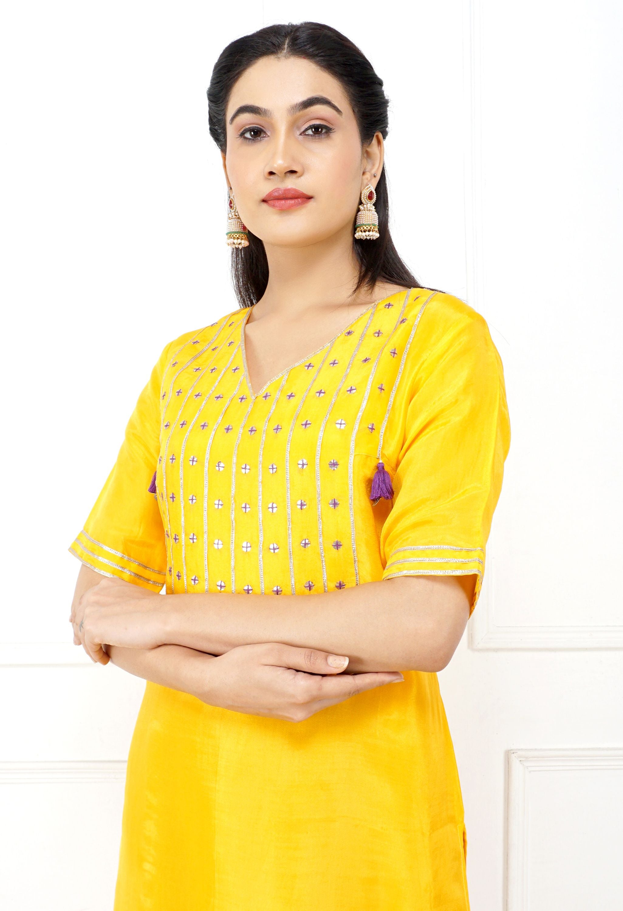 Kurta Set | Yellow Kurta Sets for Women