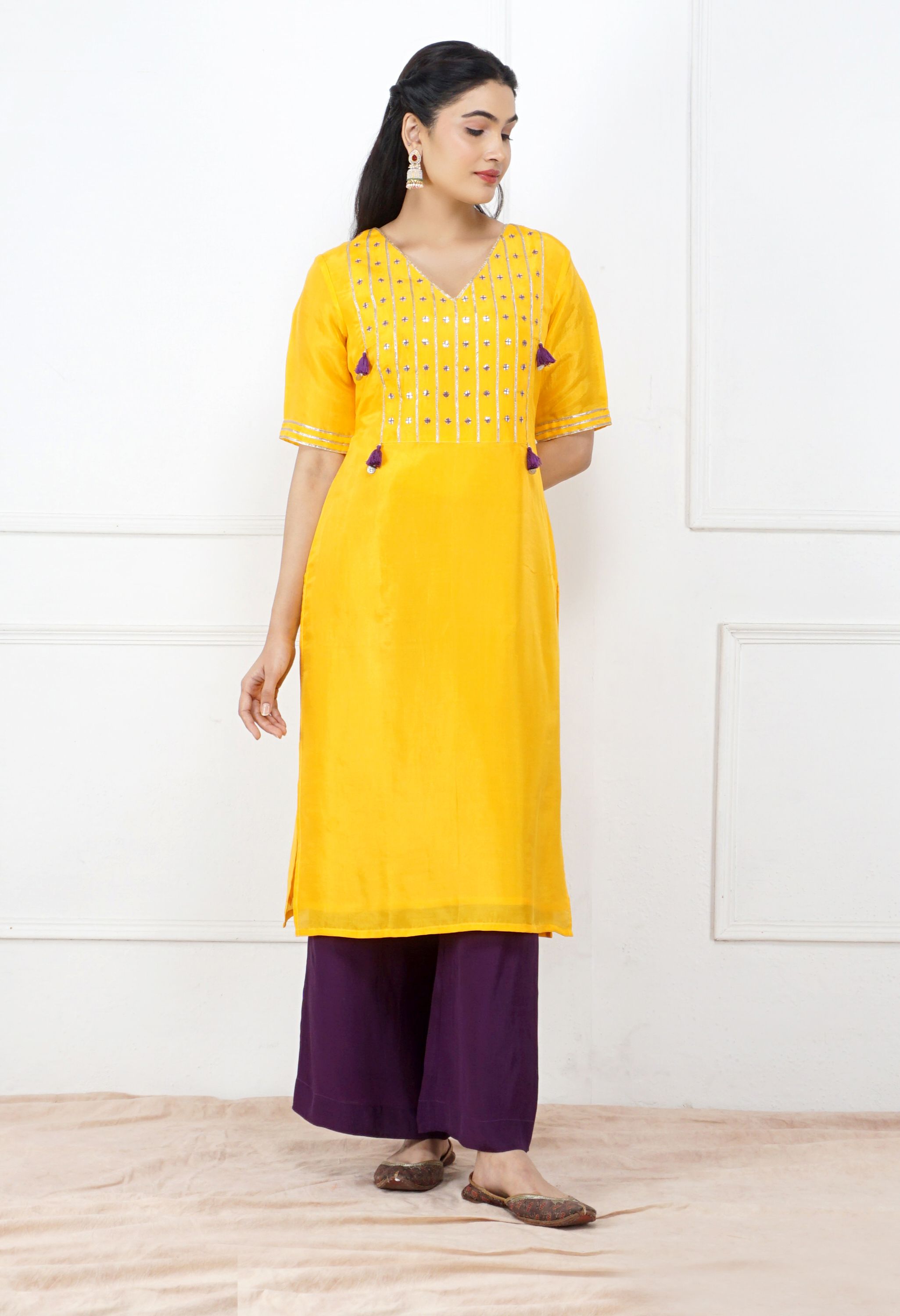 Kurta Set | Yellow Kurta Sets for Women
