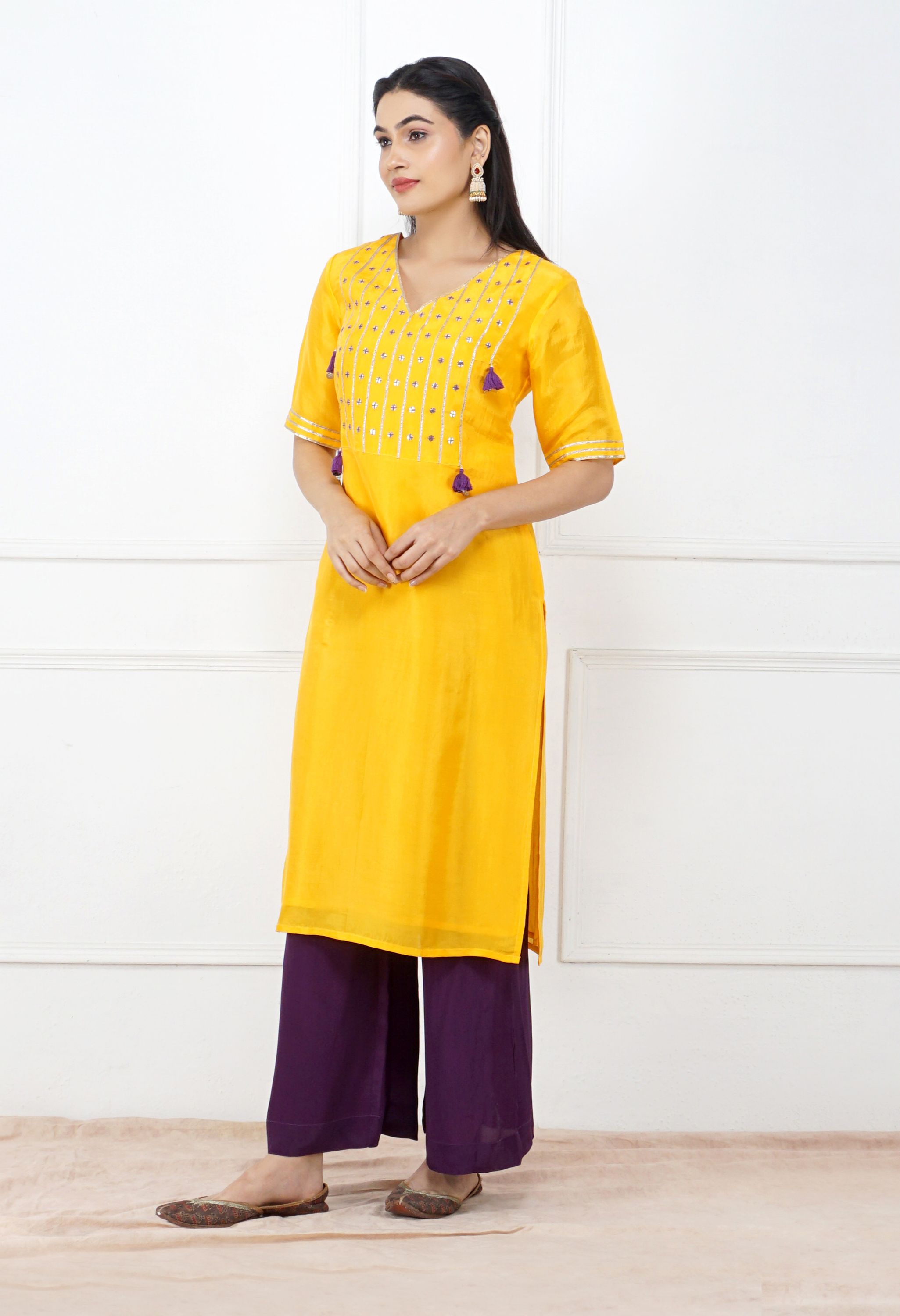Kurta Set | Yellow Kurta Sets for Women