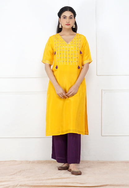 peela-silk-kurta-set-|-yellow-silk-kurti-set-for-women