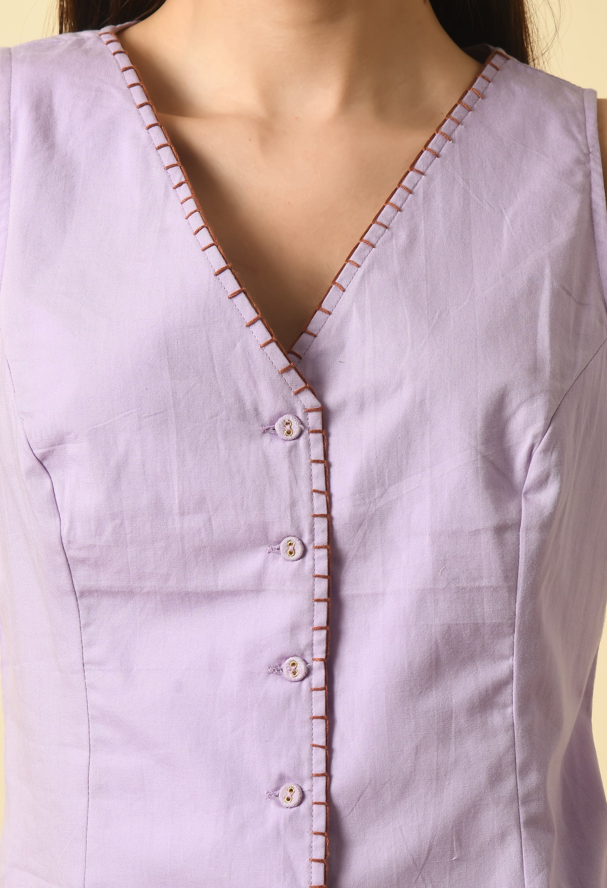 Cotton Vest Co-Ord Set