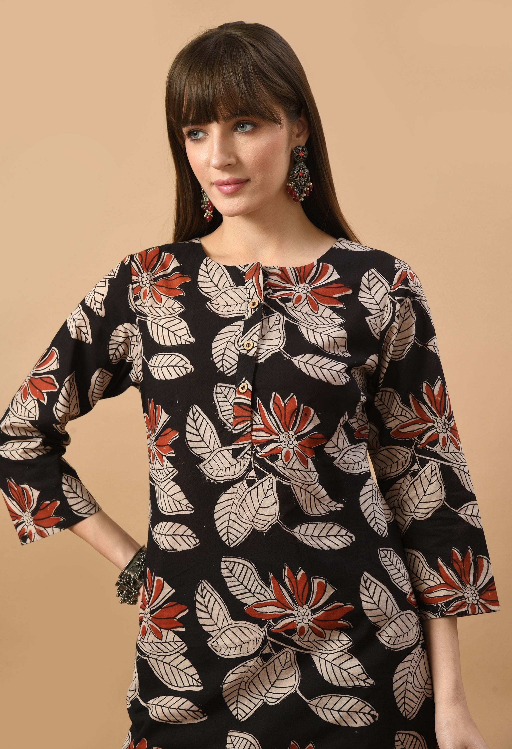 gulmohar-hand-block-print-kurta-set