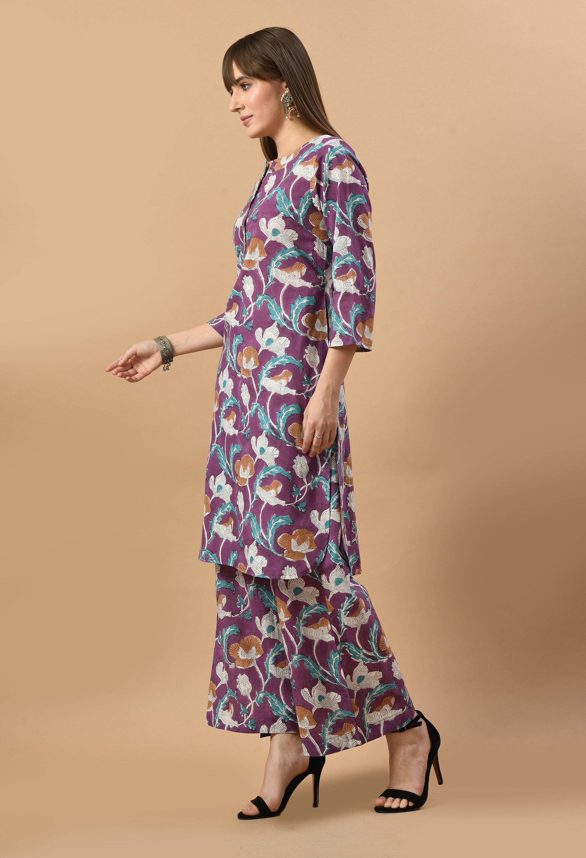 dahlia-hand-block-kurta-set