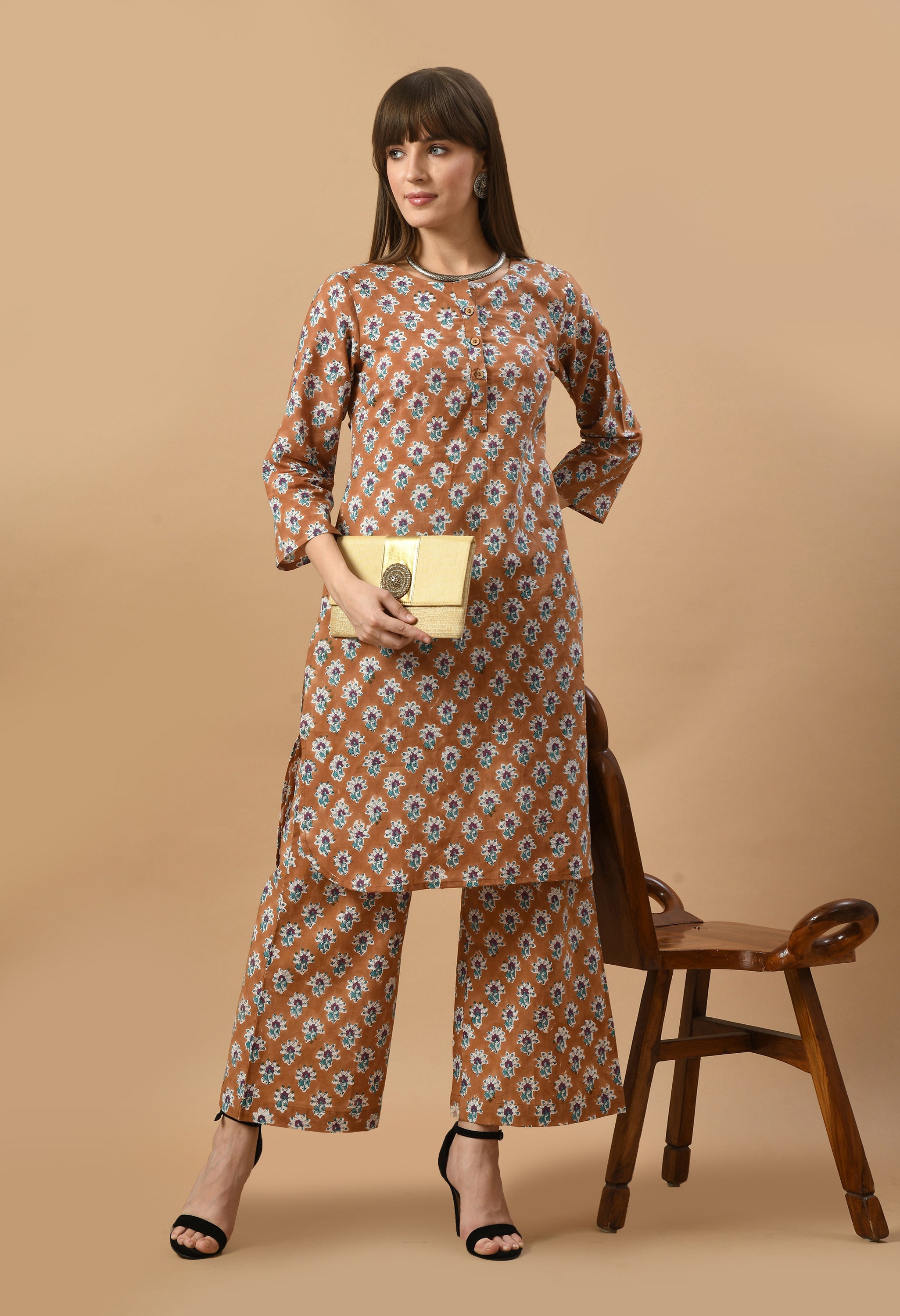 bagru-buti-hand-block-cotton-kurta-set