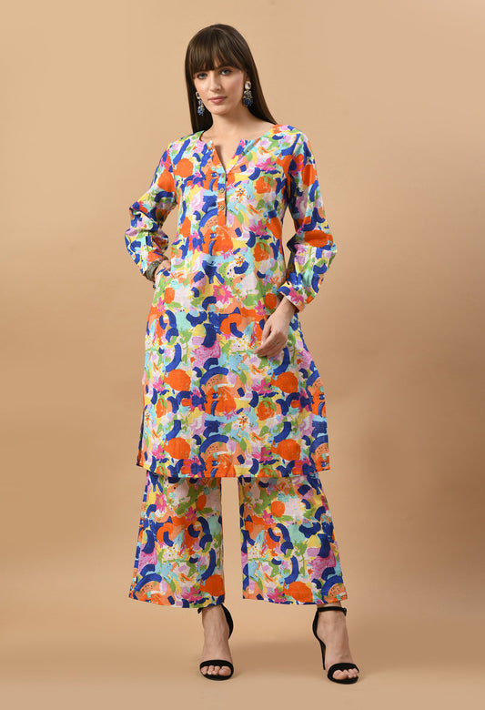 lily-cotton-kurta-set-|-multicolor-lily-cotton-kurta-set