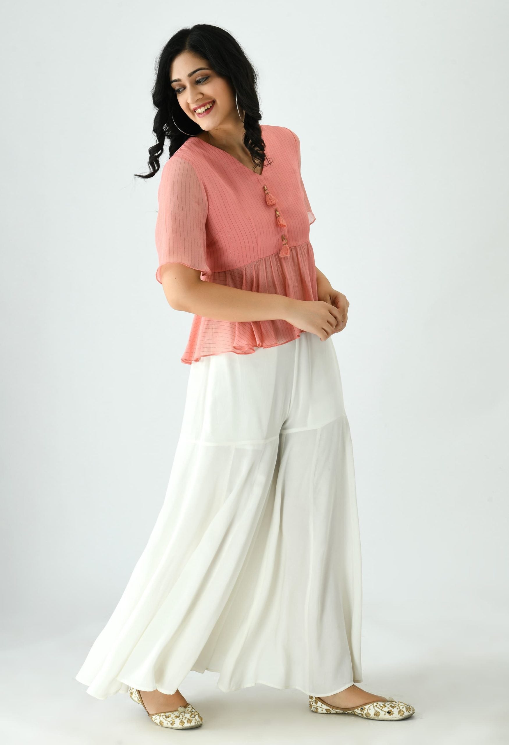 Peach Thread Work Tunic