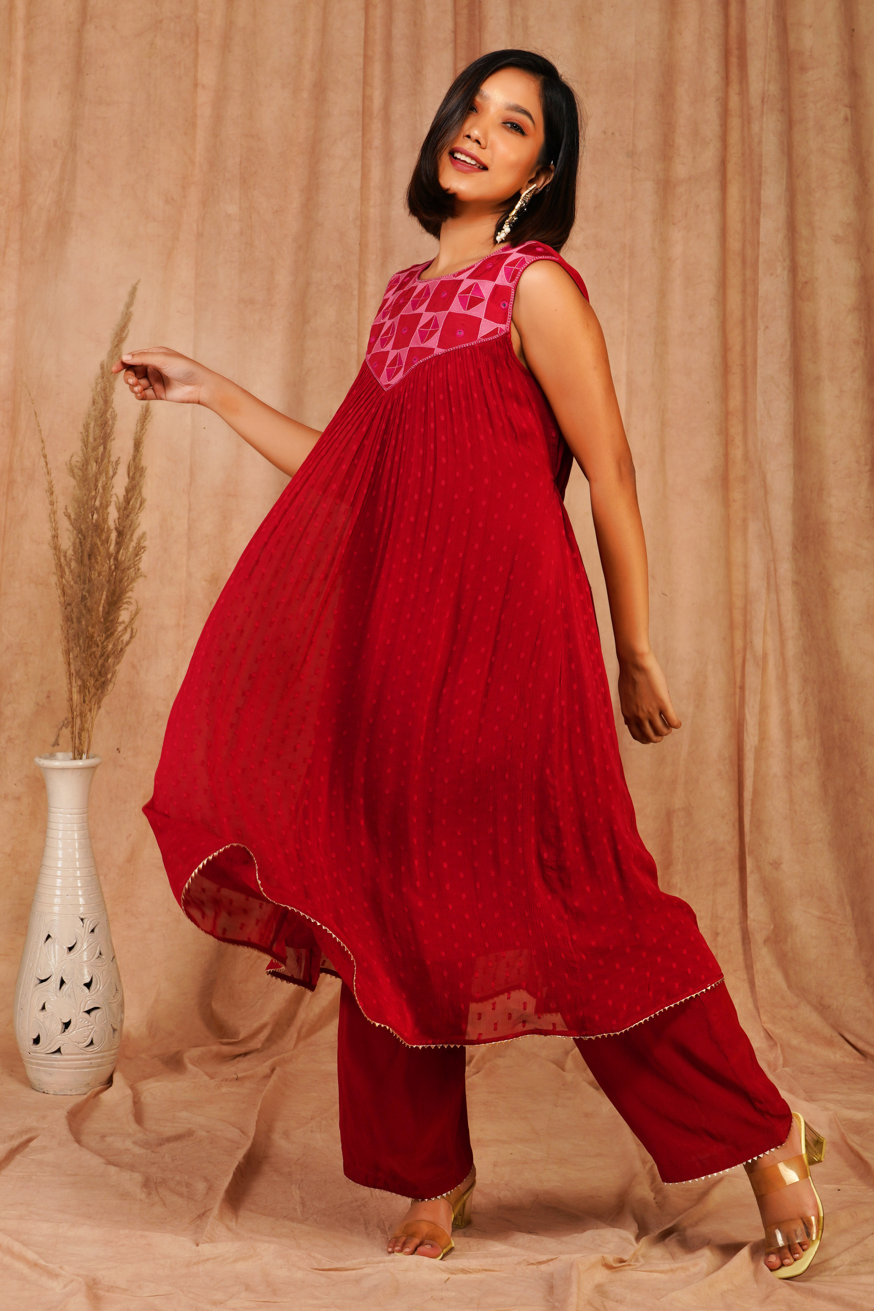 Banno Pulkari Kurta Set | Phulkari Kurta Online In India