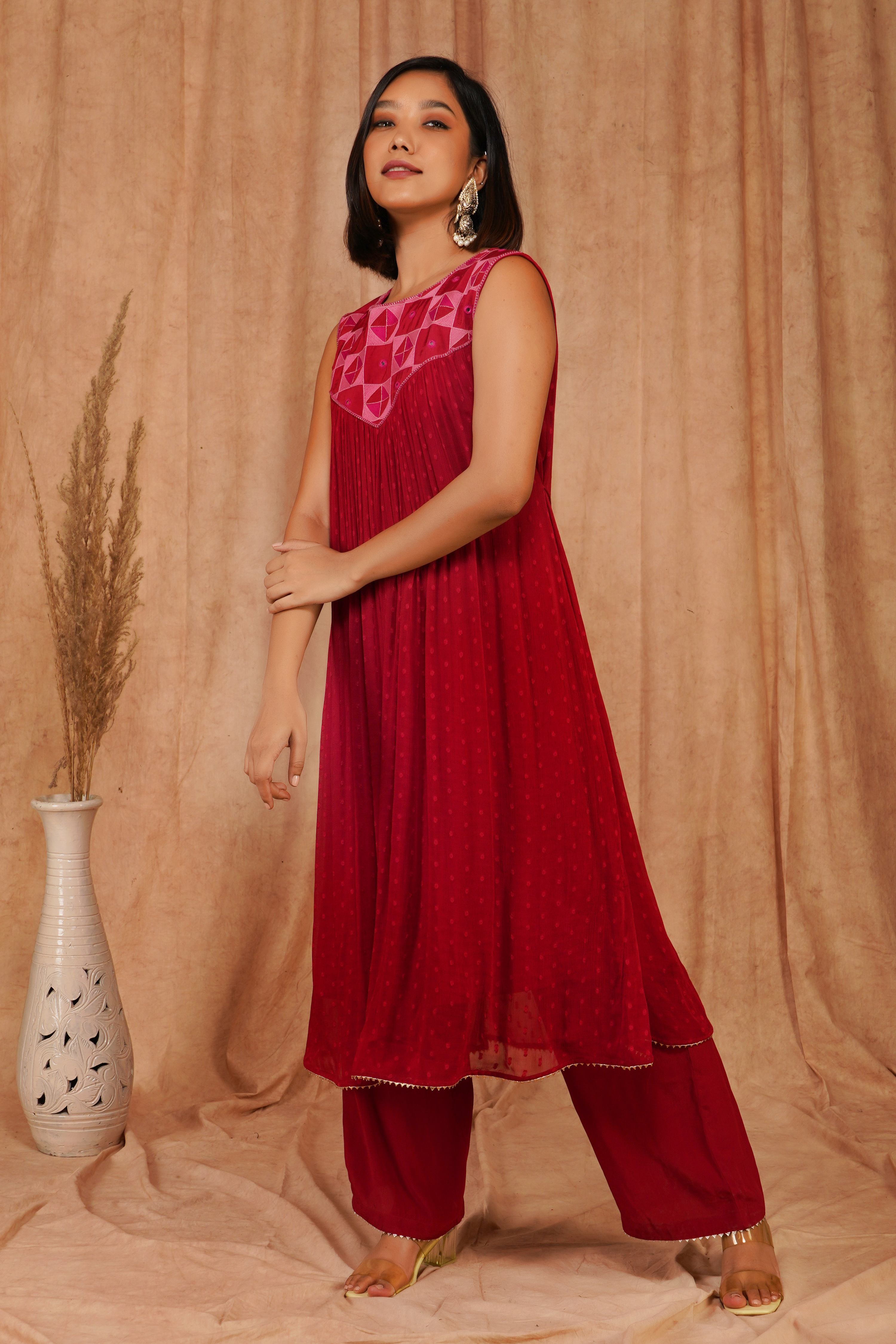 Banno Pulkari Kurta Set | Phulkari Kurta Online In India