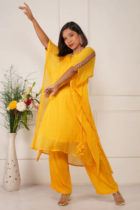 Saga Phulkari Kurta Set | Phulkari Women Kurta Set