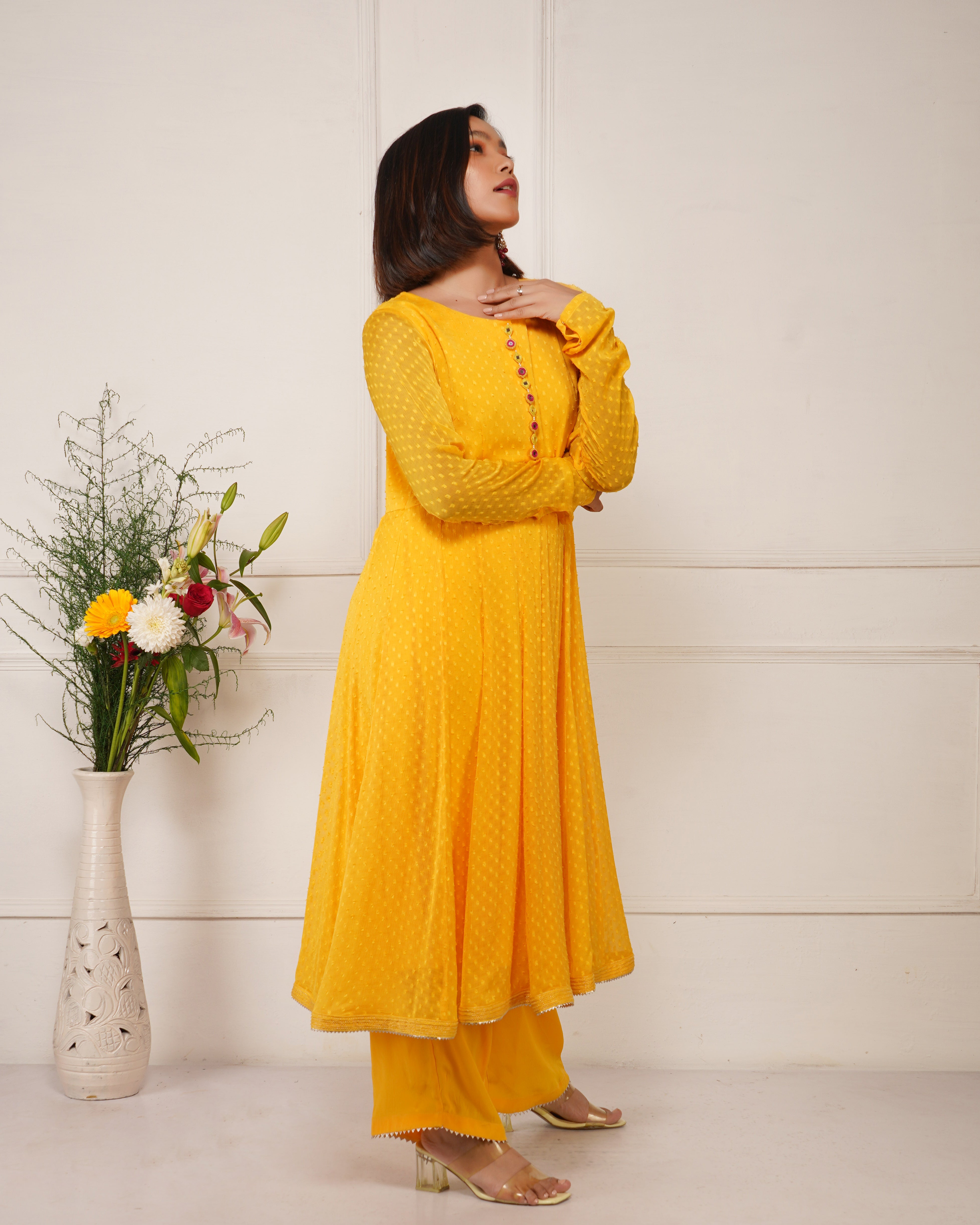 Jama Anarkali Kurta Set | Designer Anarkali Kurta For Women