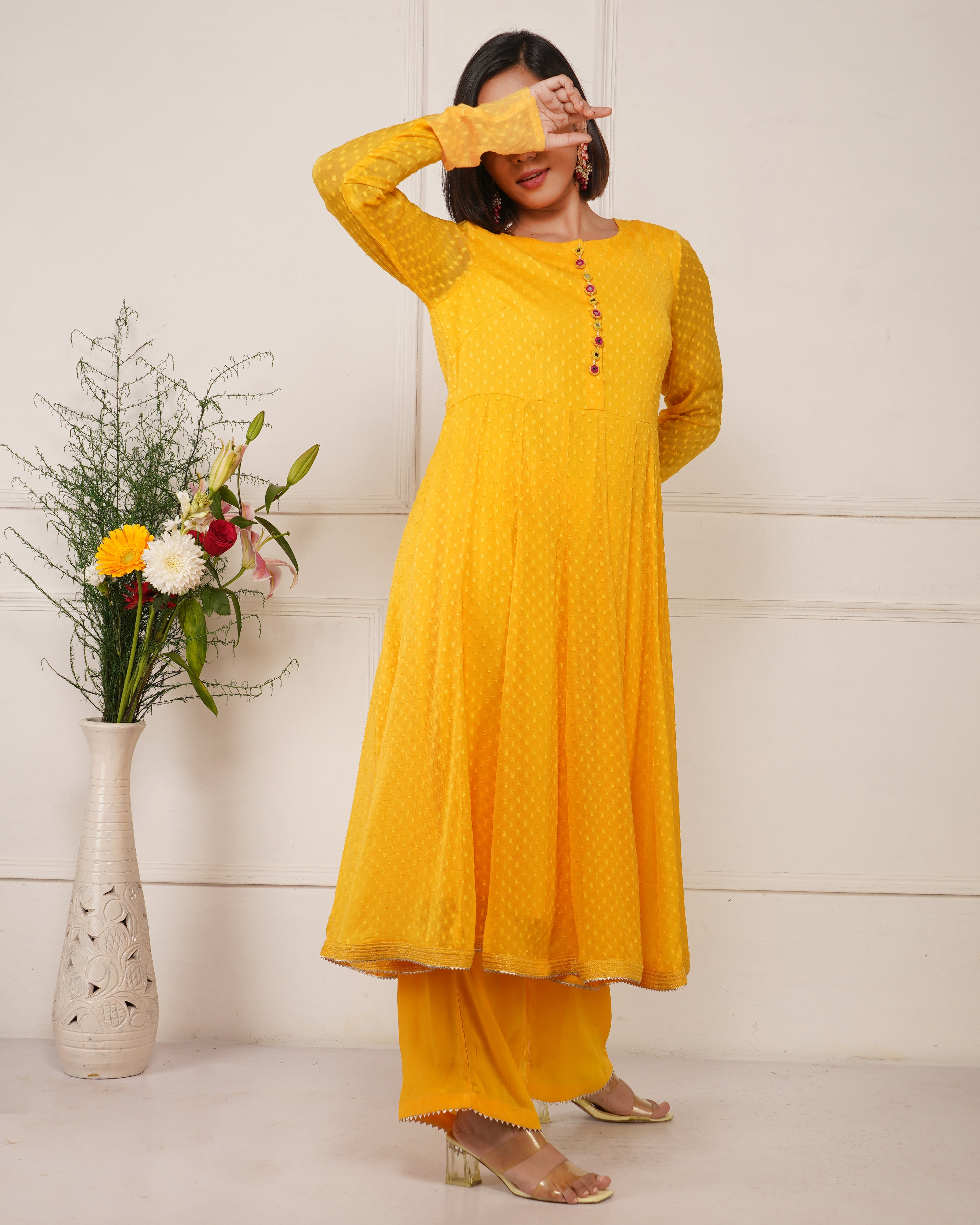 Jama Anarkali Kurta Set | Designer Anarkali Kurta For Women