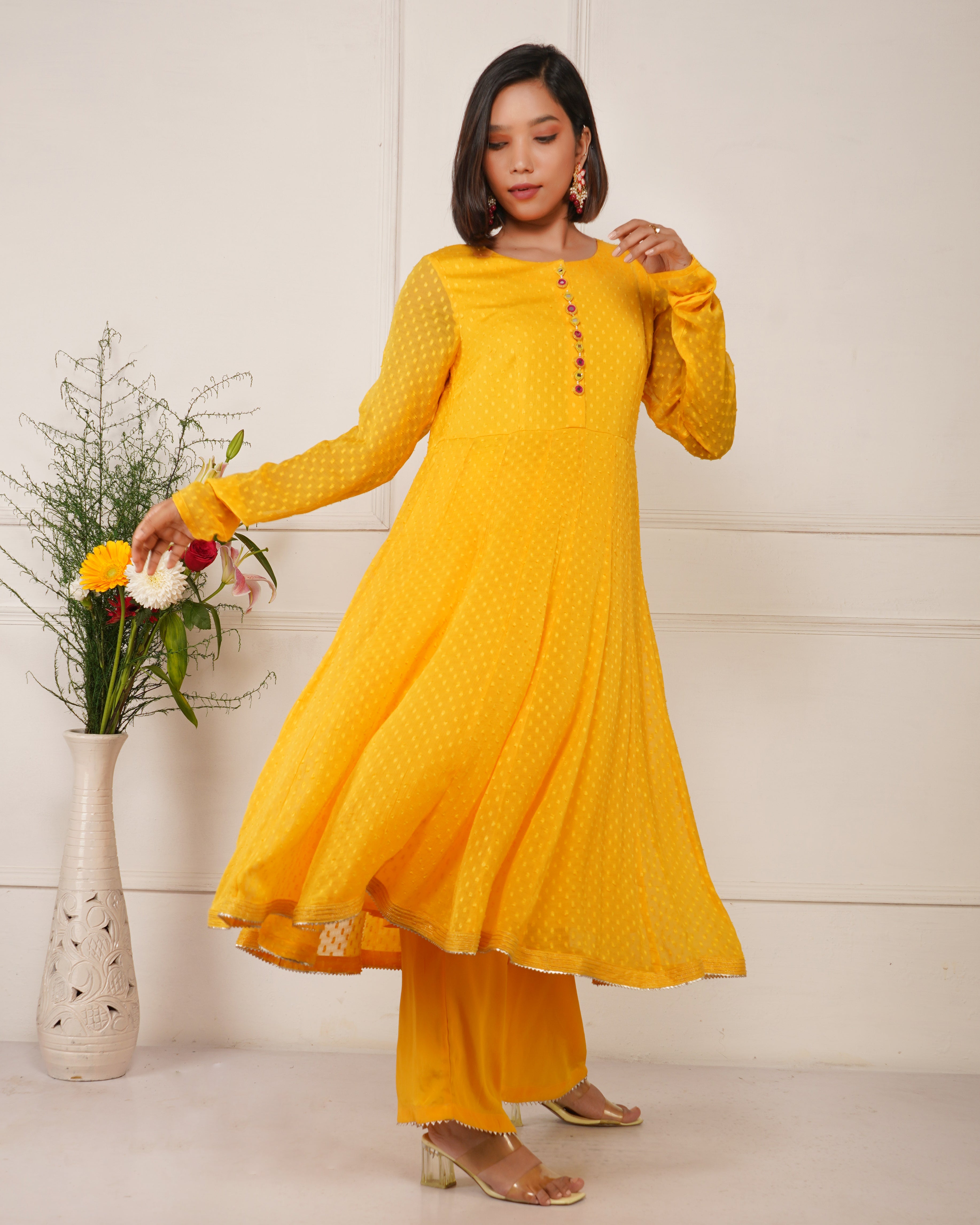 Jama Anarkali Kurta Set | Designer Anarkali Kurta For Women