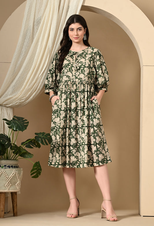 KIVI HANDBLOCK DRESS