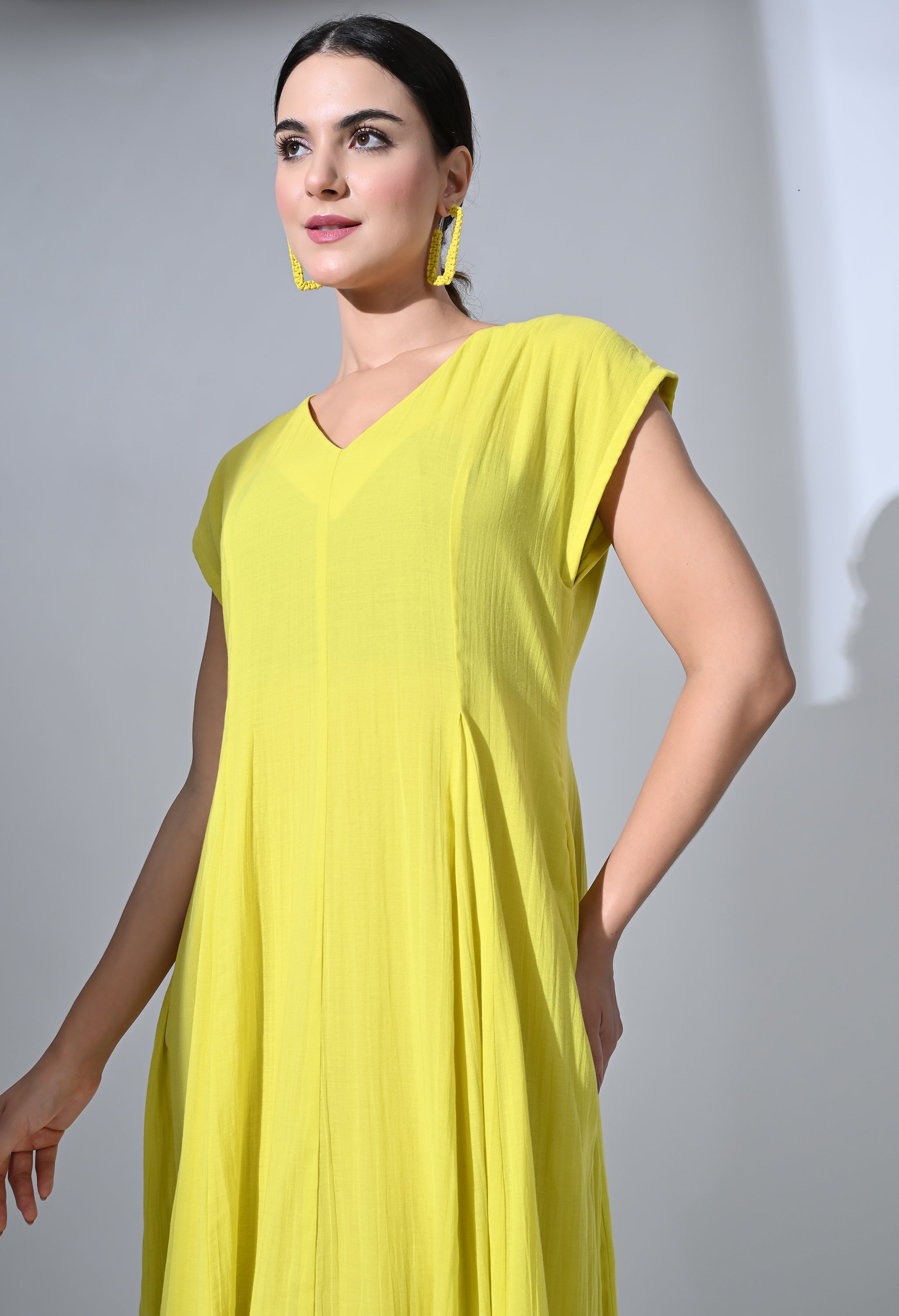 YELLOW LILLY DRESS