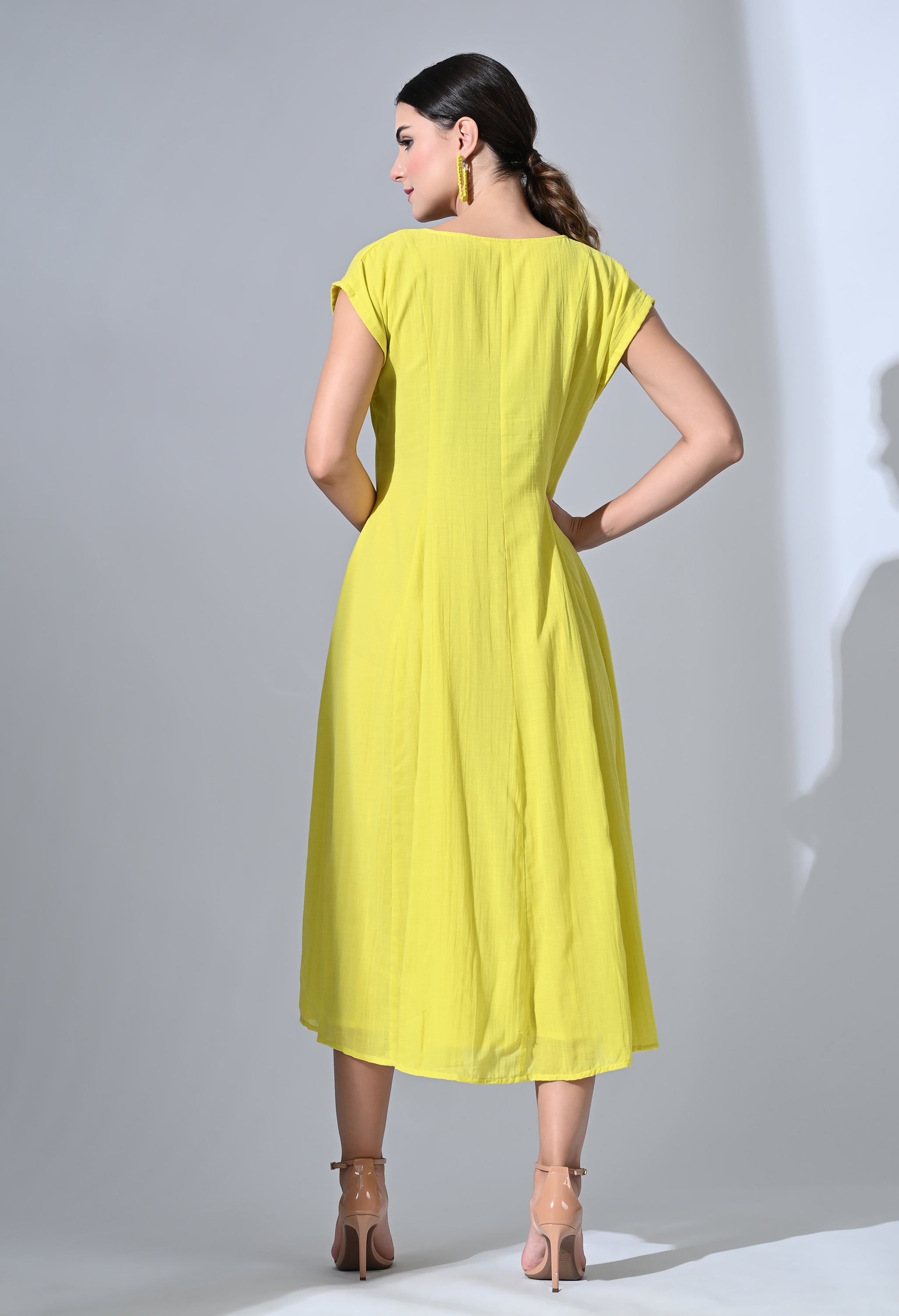 YELLOW LILLY DRESS