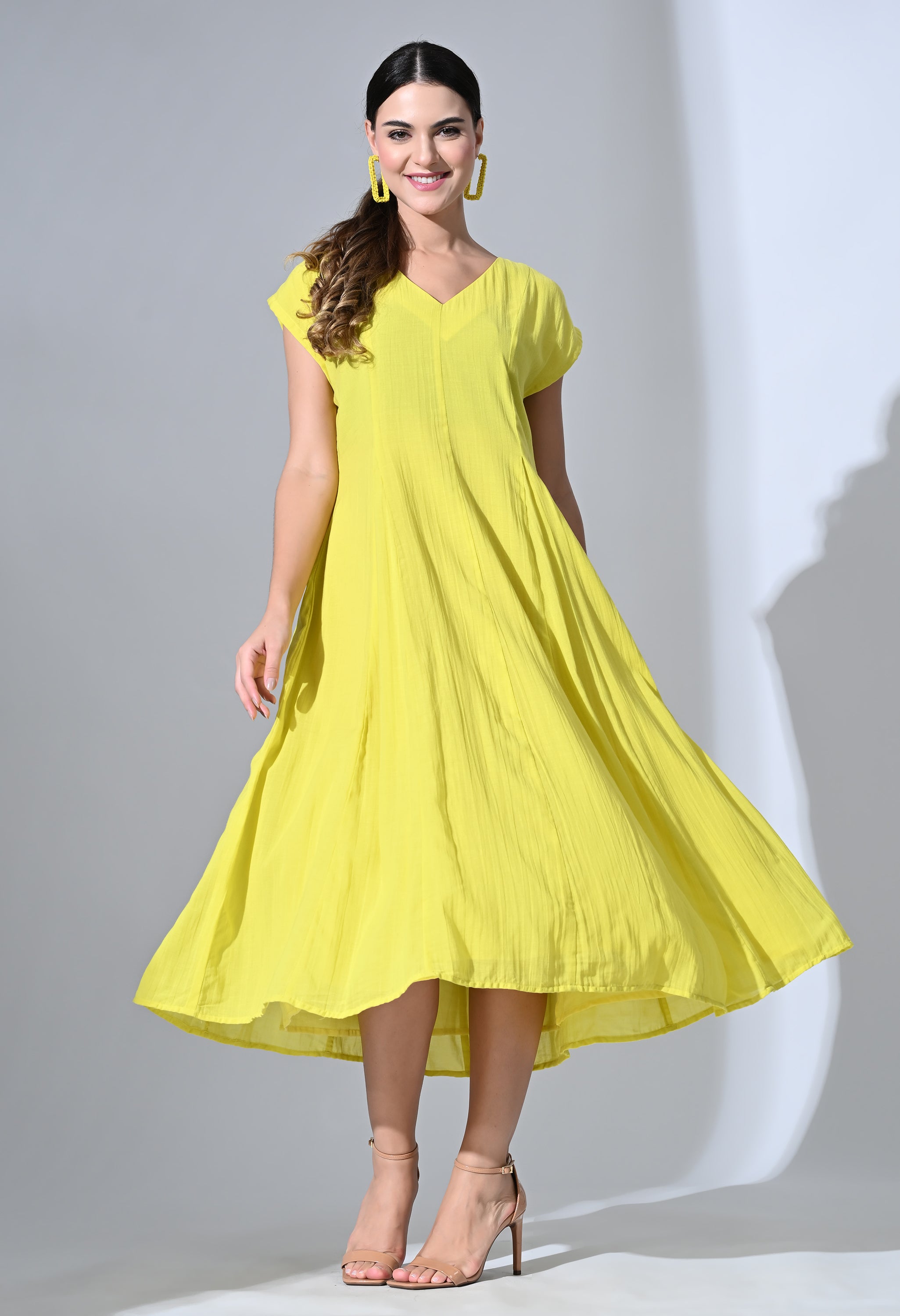 YELLOW LILLY DRESS