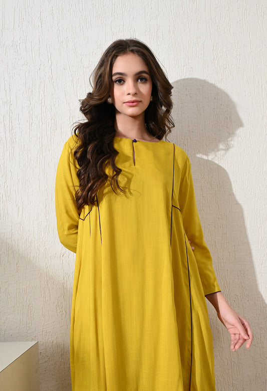 yelow-bite-reyon-kurta-set