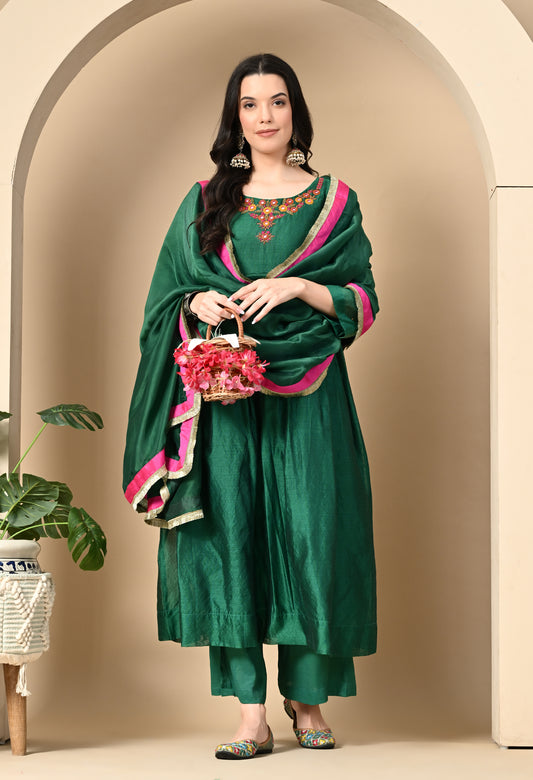 faiza-chanderi-kurta-set