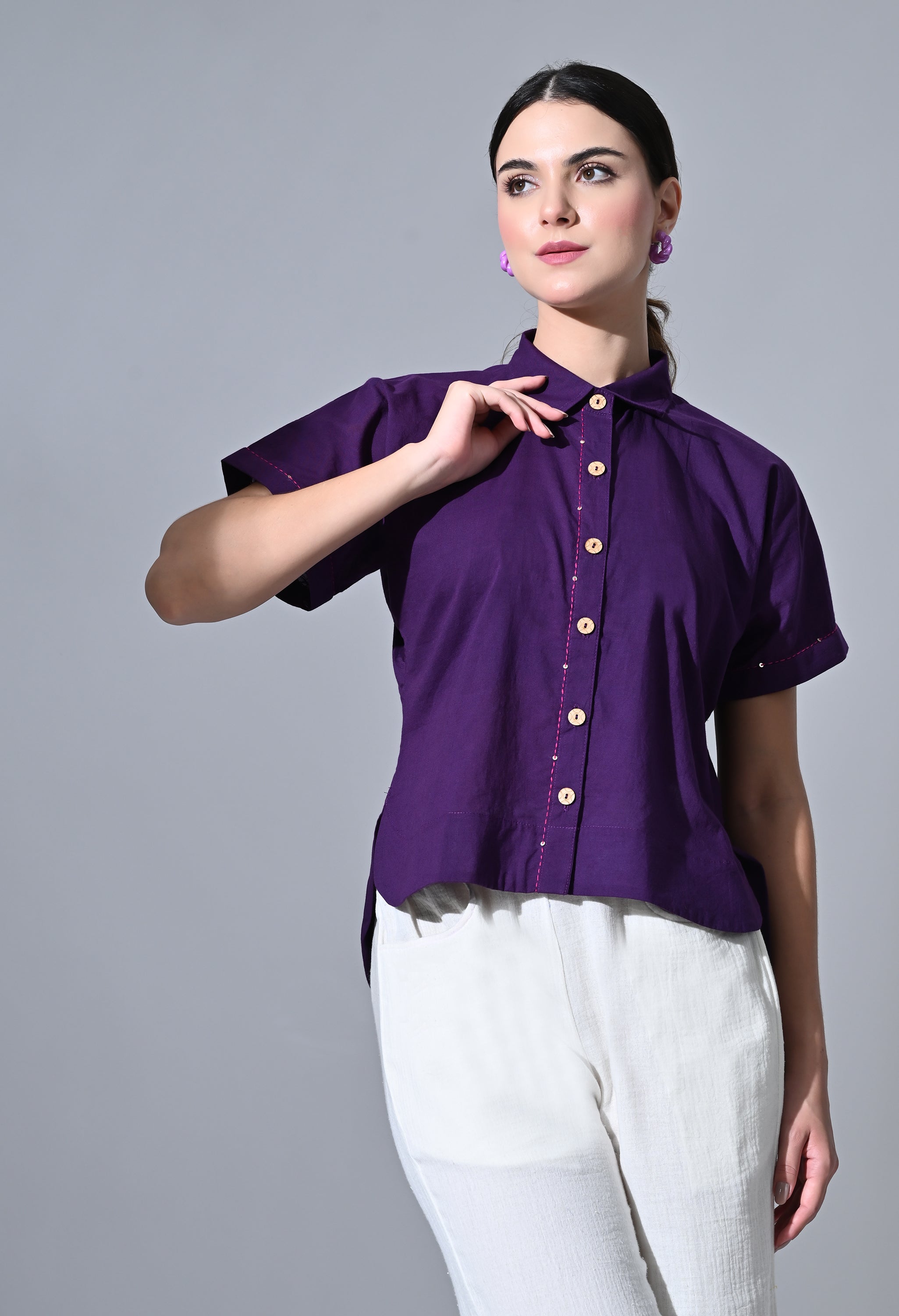 ROYAL PURPEL TOP