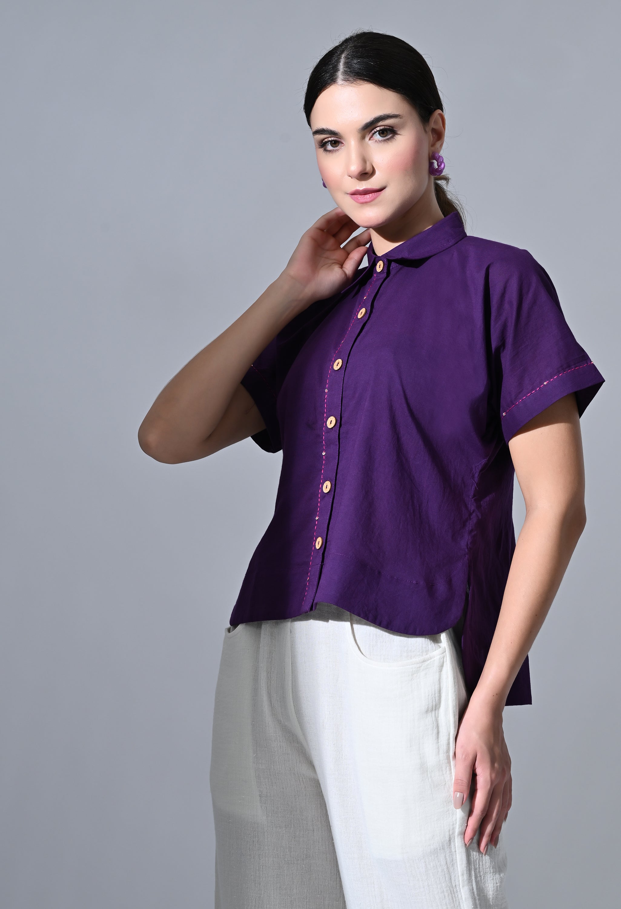 ROYAL PURPEL TOP