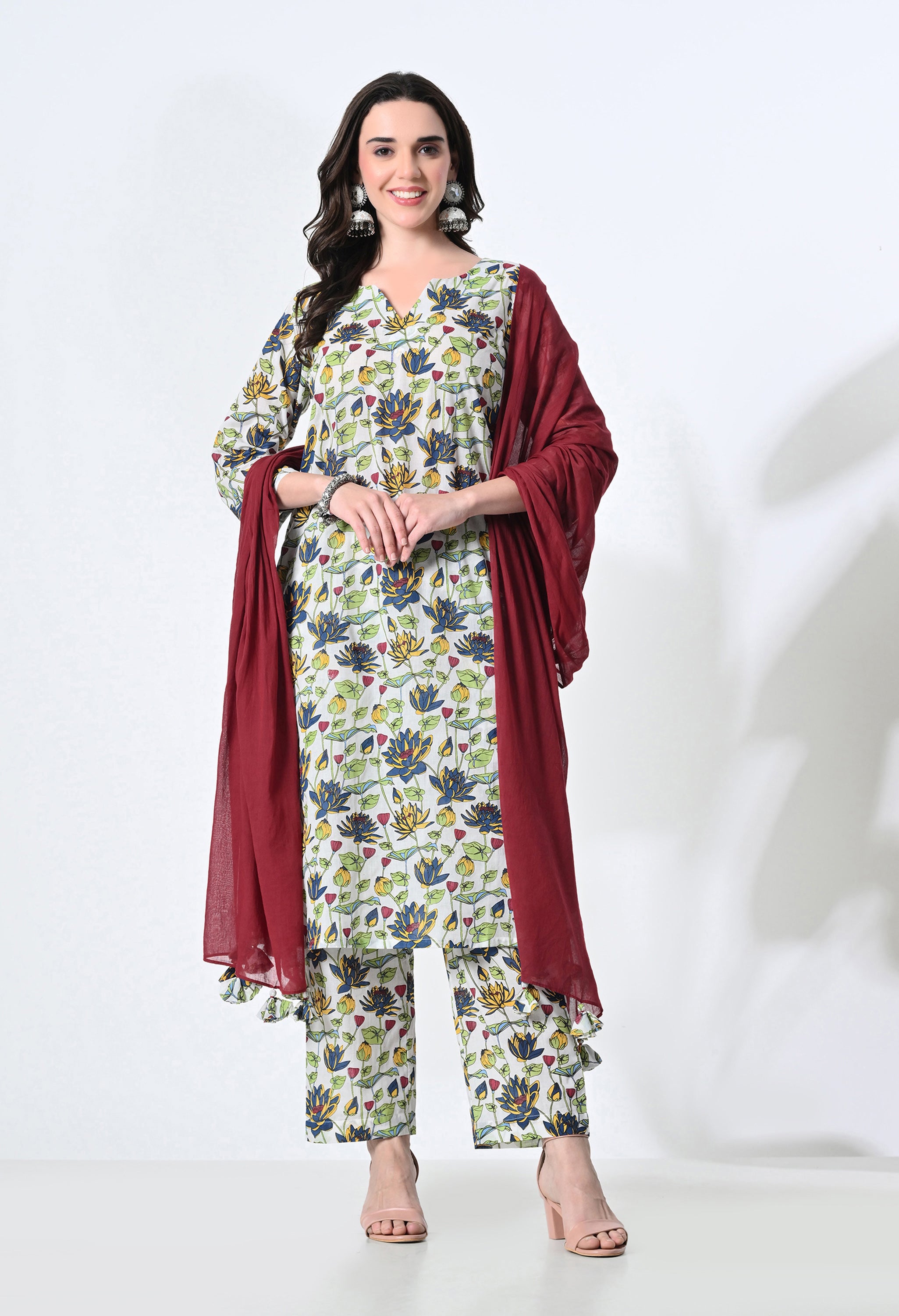 GULSHAN HANDBLOCK KURTA SET