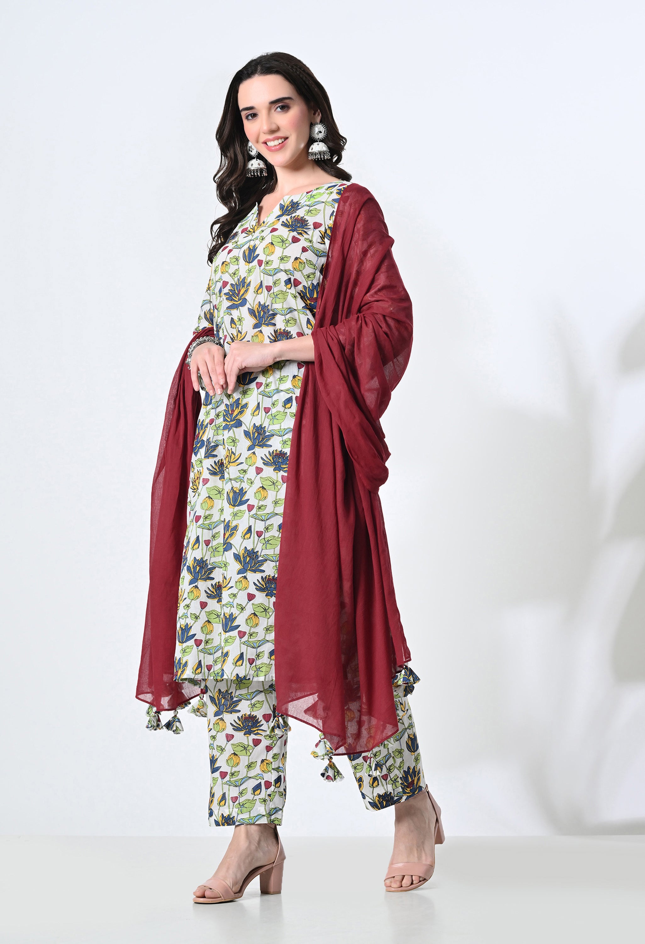 GULSHAN HANDBLOCK KURTA SET