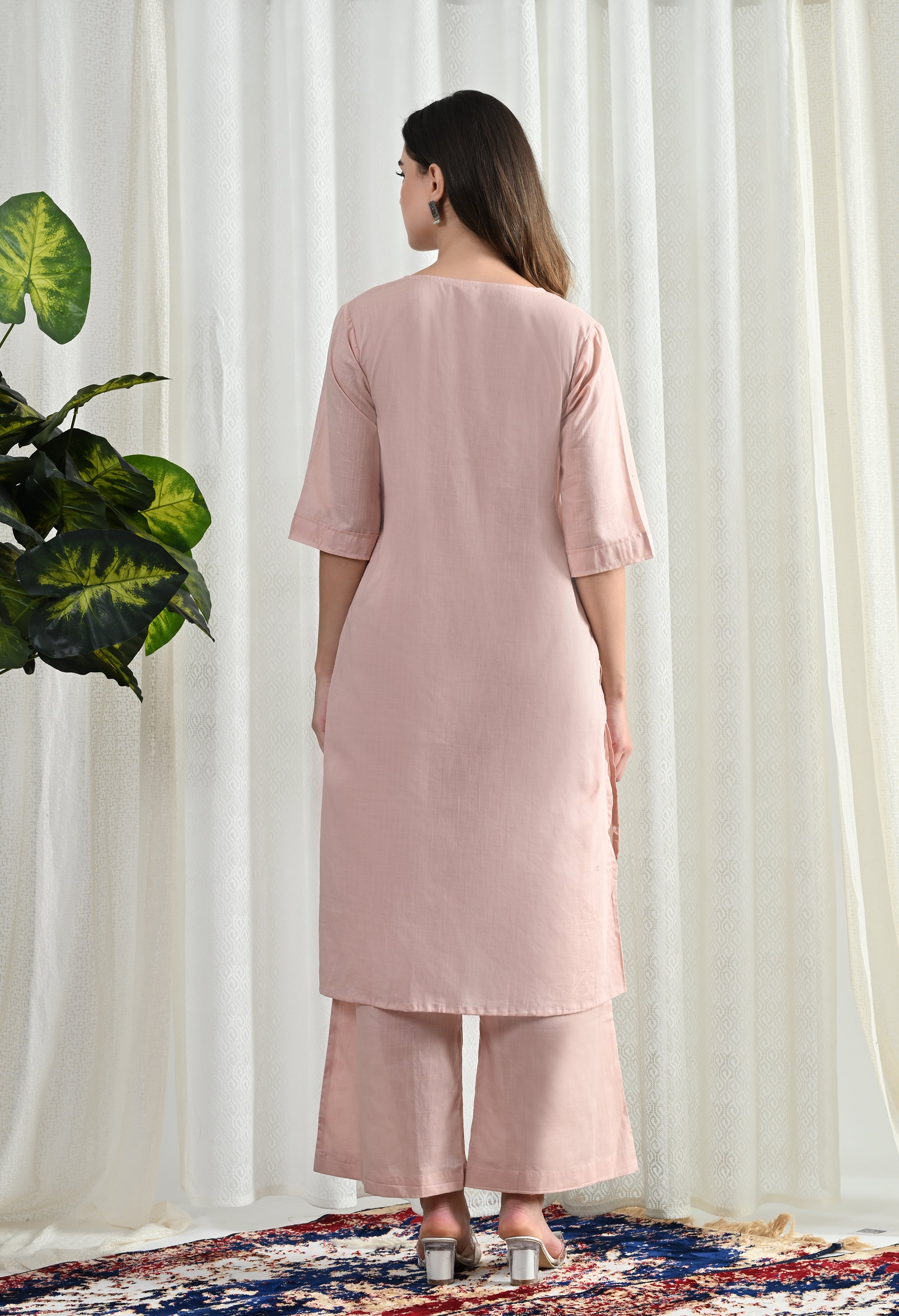 MUD NUT COTTON  KURTA SET