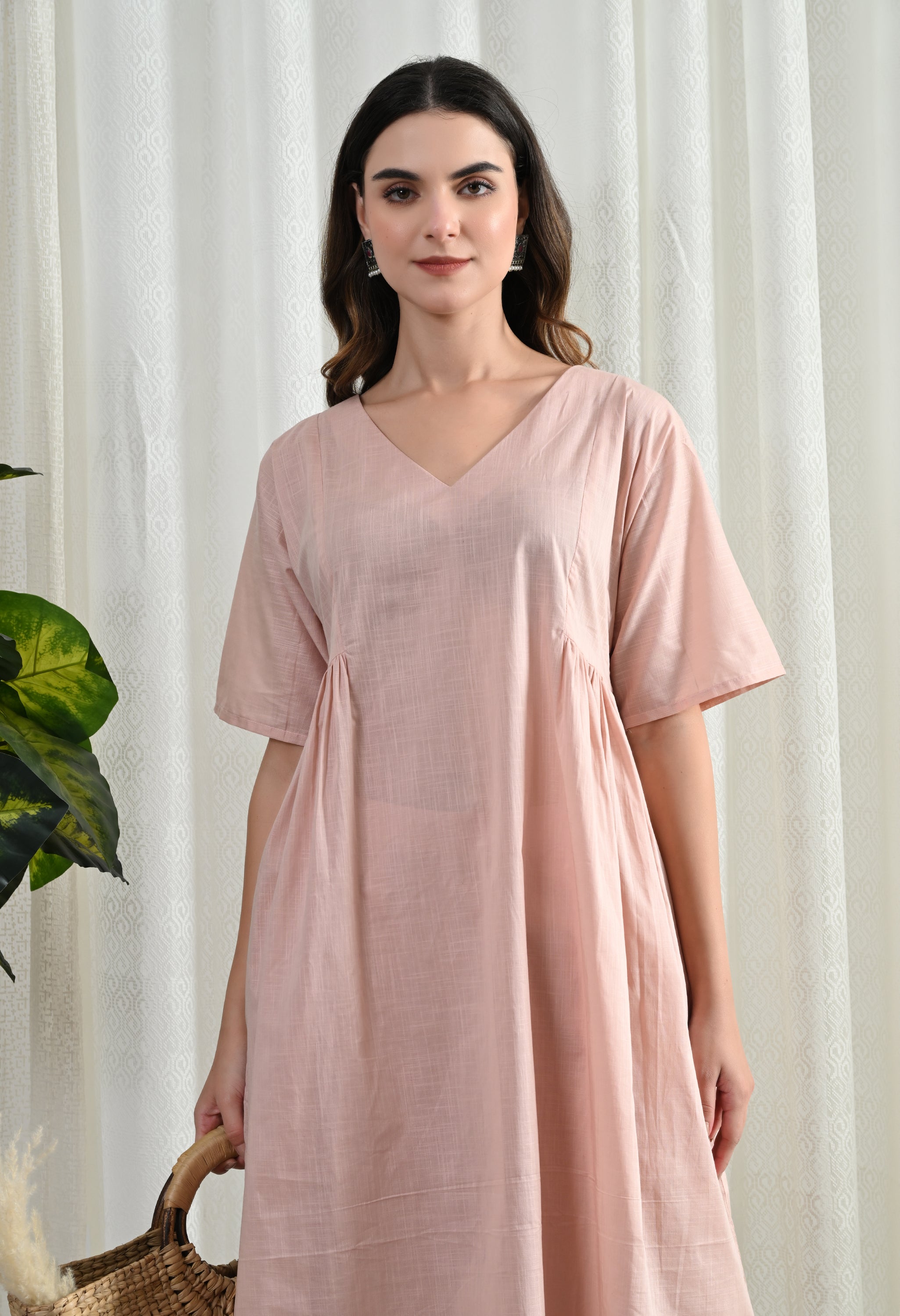 BLUSH RUSH COTTON KURTA SET