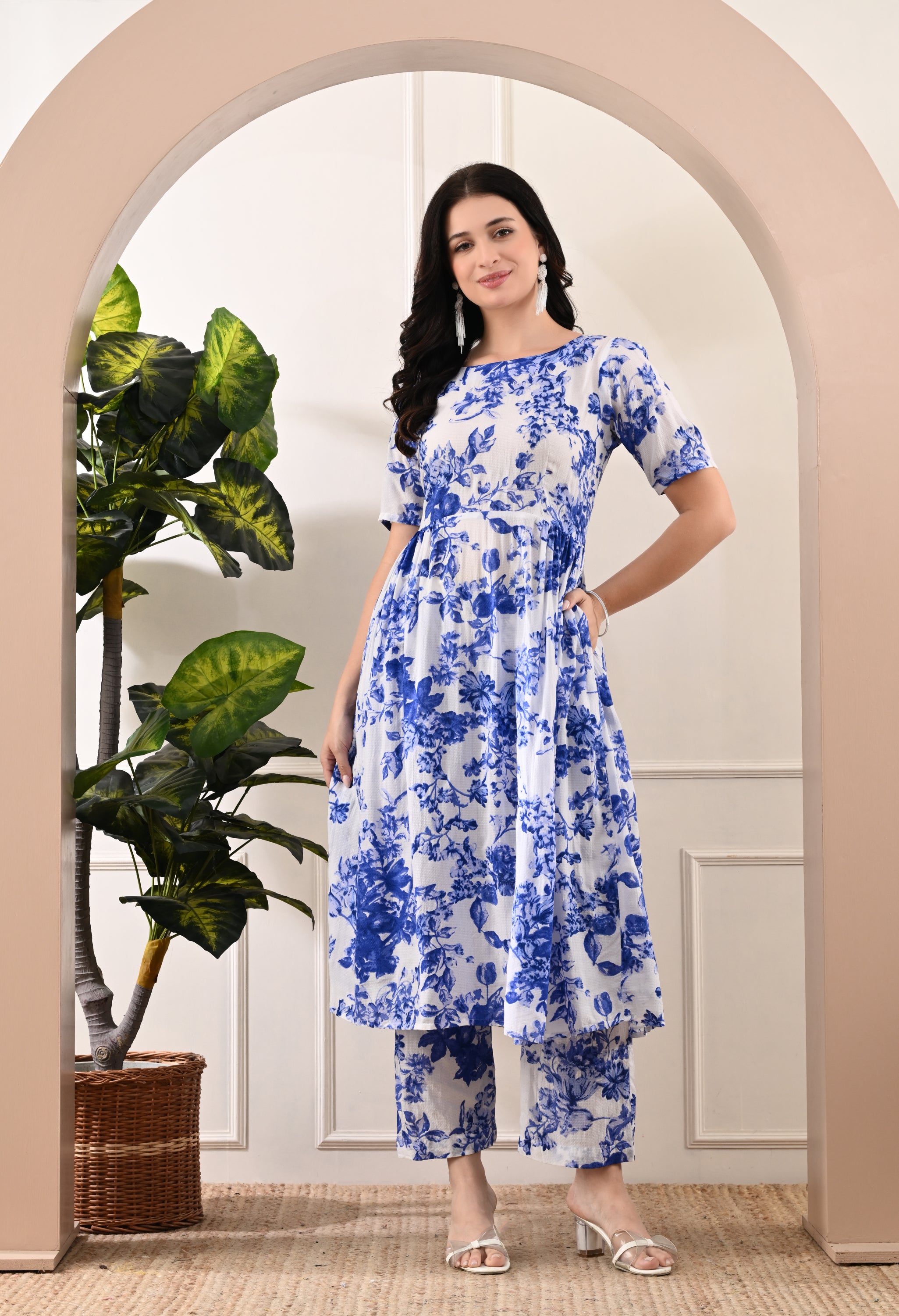 BLUE BERRY KURTA SET