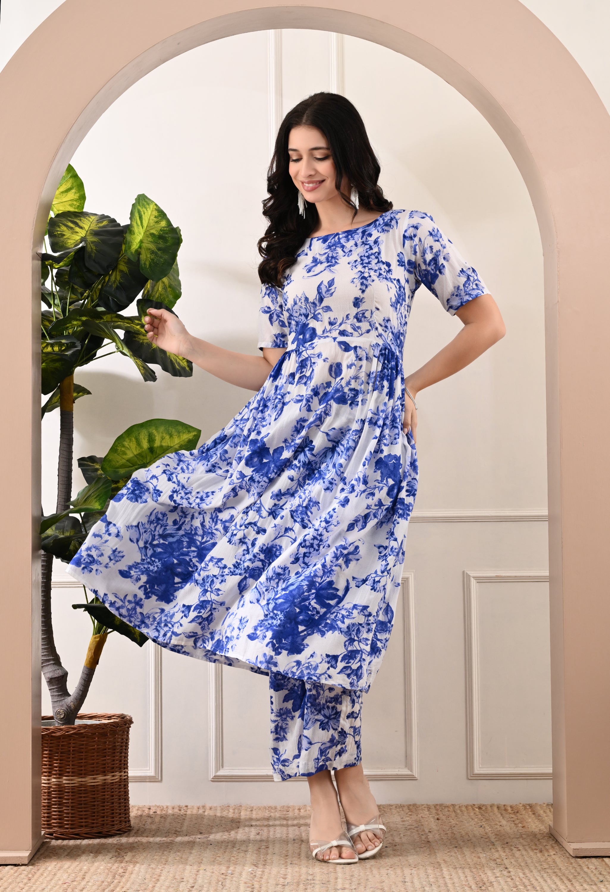 BLUE BERRY KURTA SET