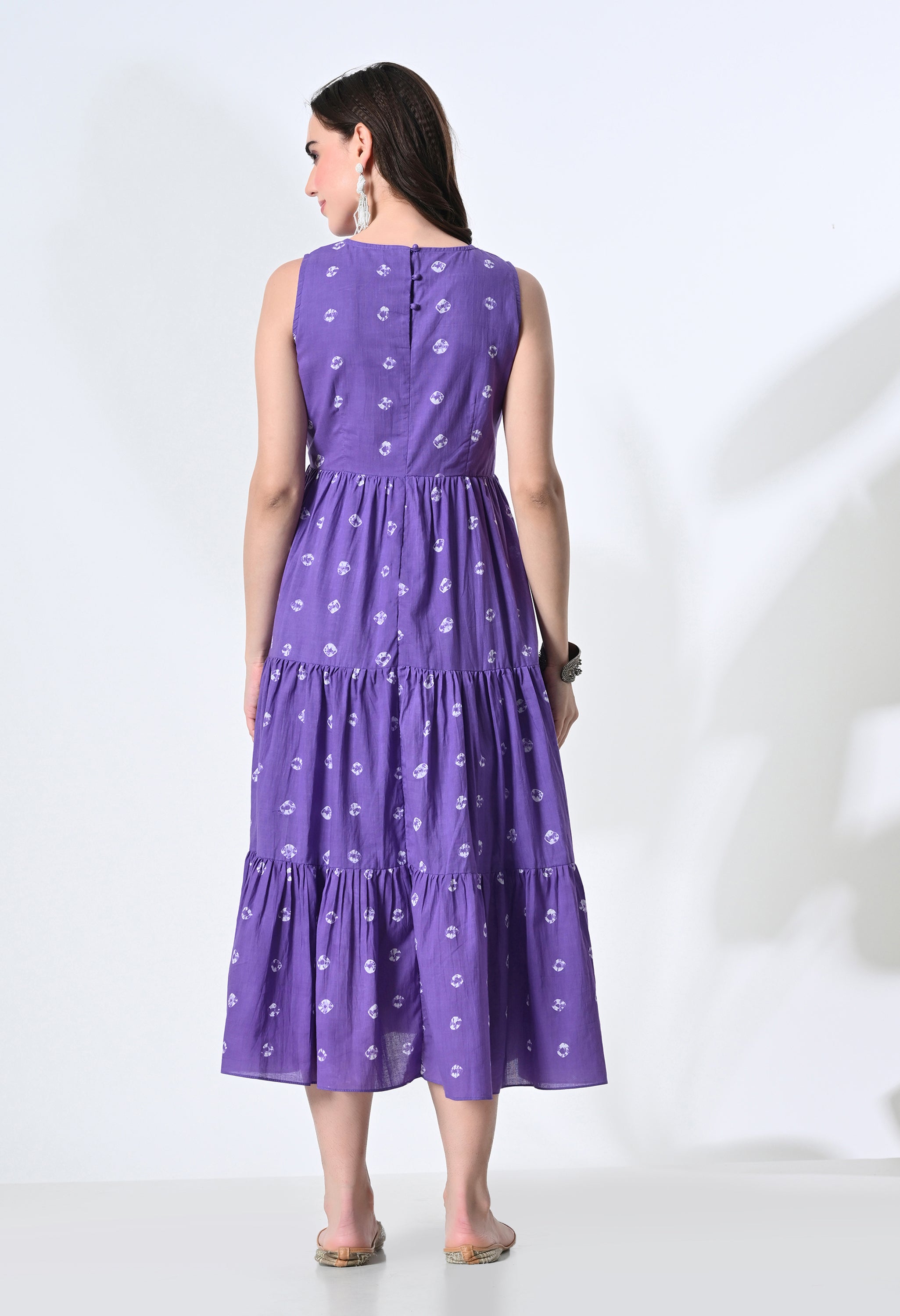 JAMUNI BHANDNI HANDBLOCK DRESS