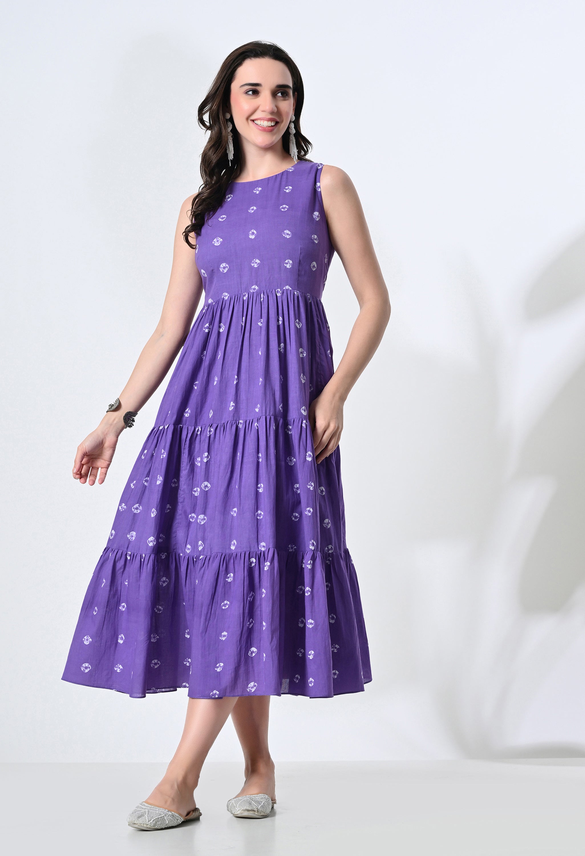 JAMUNI BHANDNI HANDBLOCK DRESS