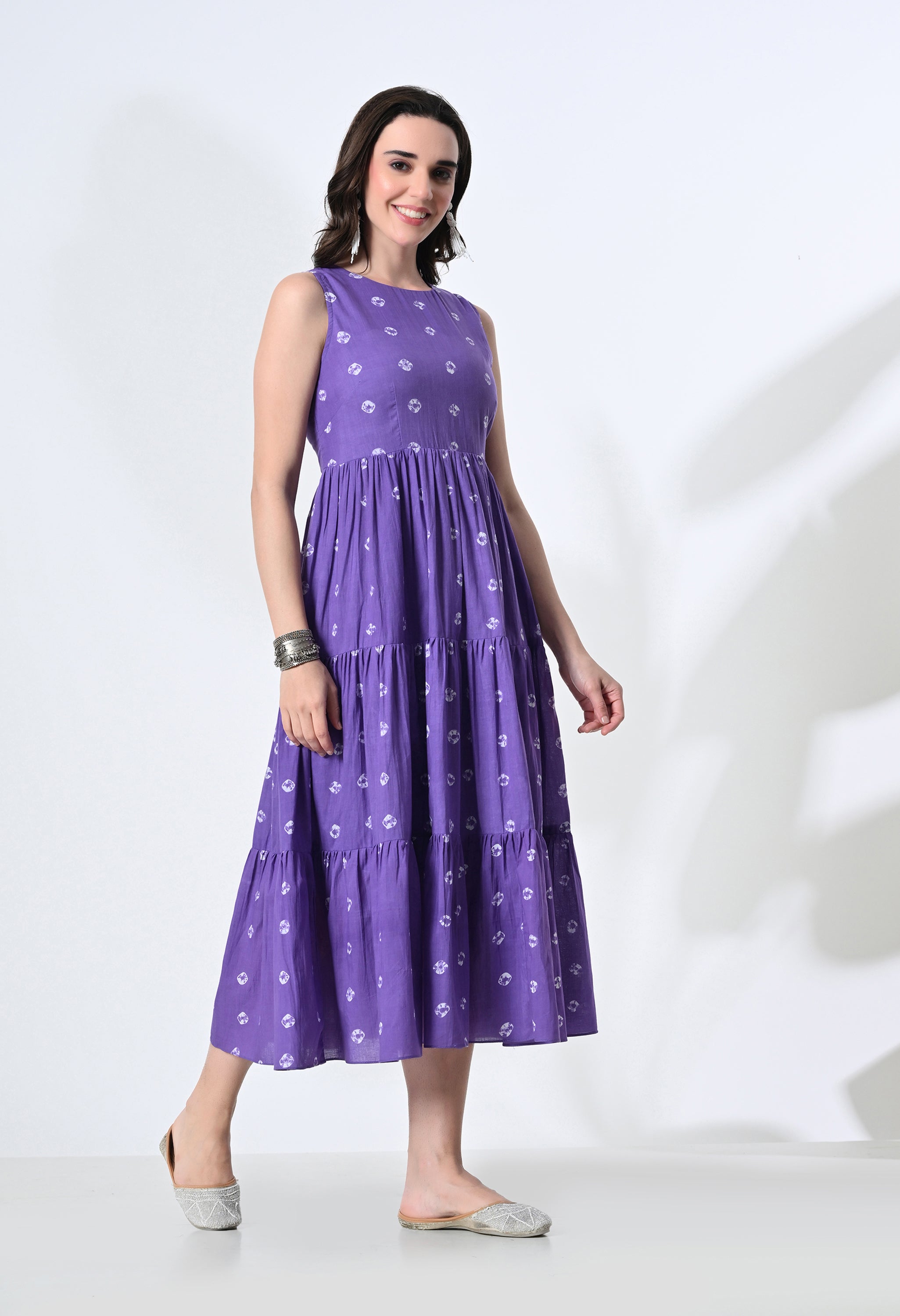 JAMUNI BHANDNI HANDBLOCK DRESS