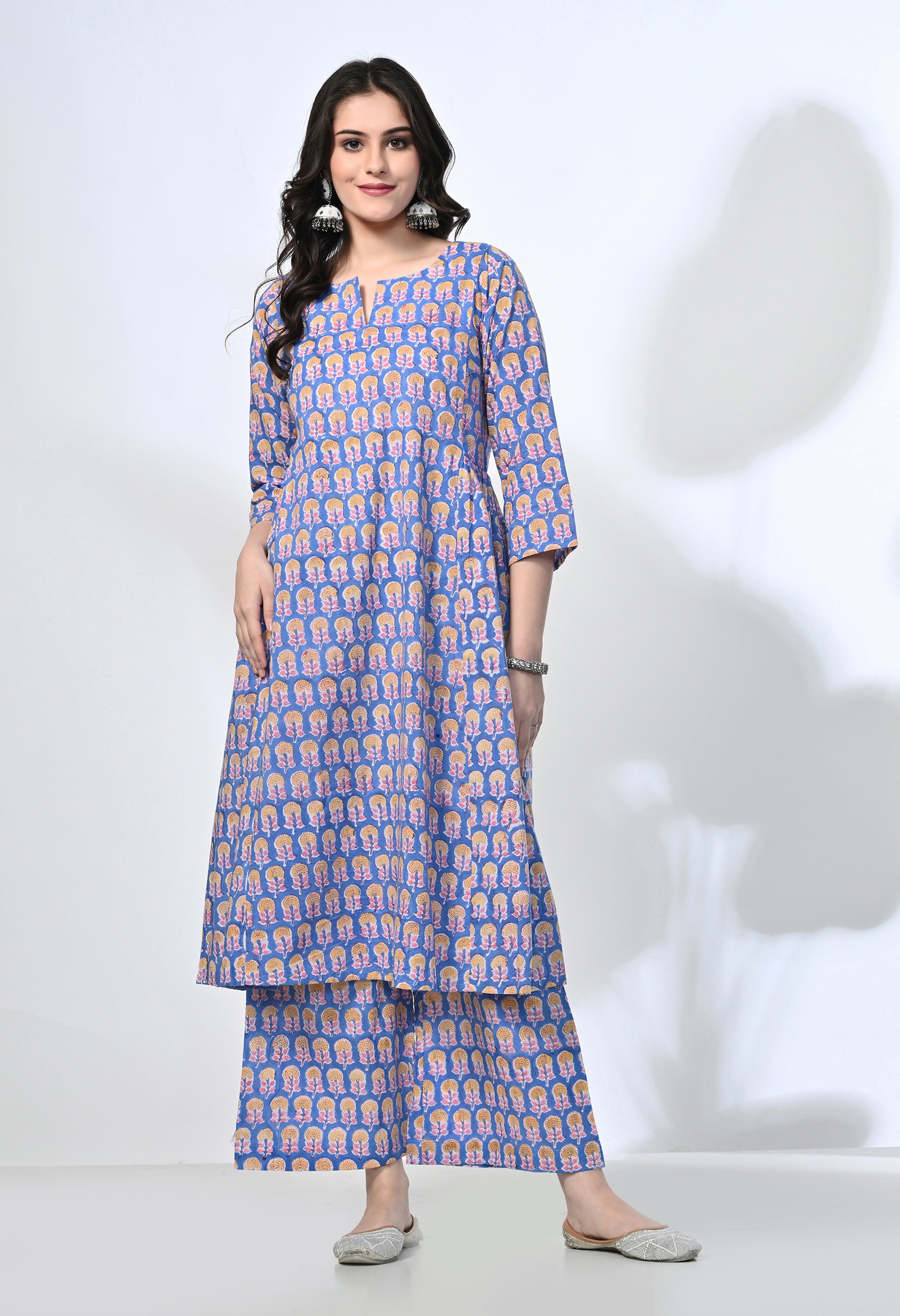 ROZAANA COTTON KURTA SET