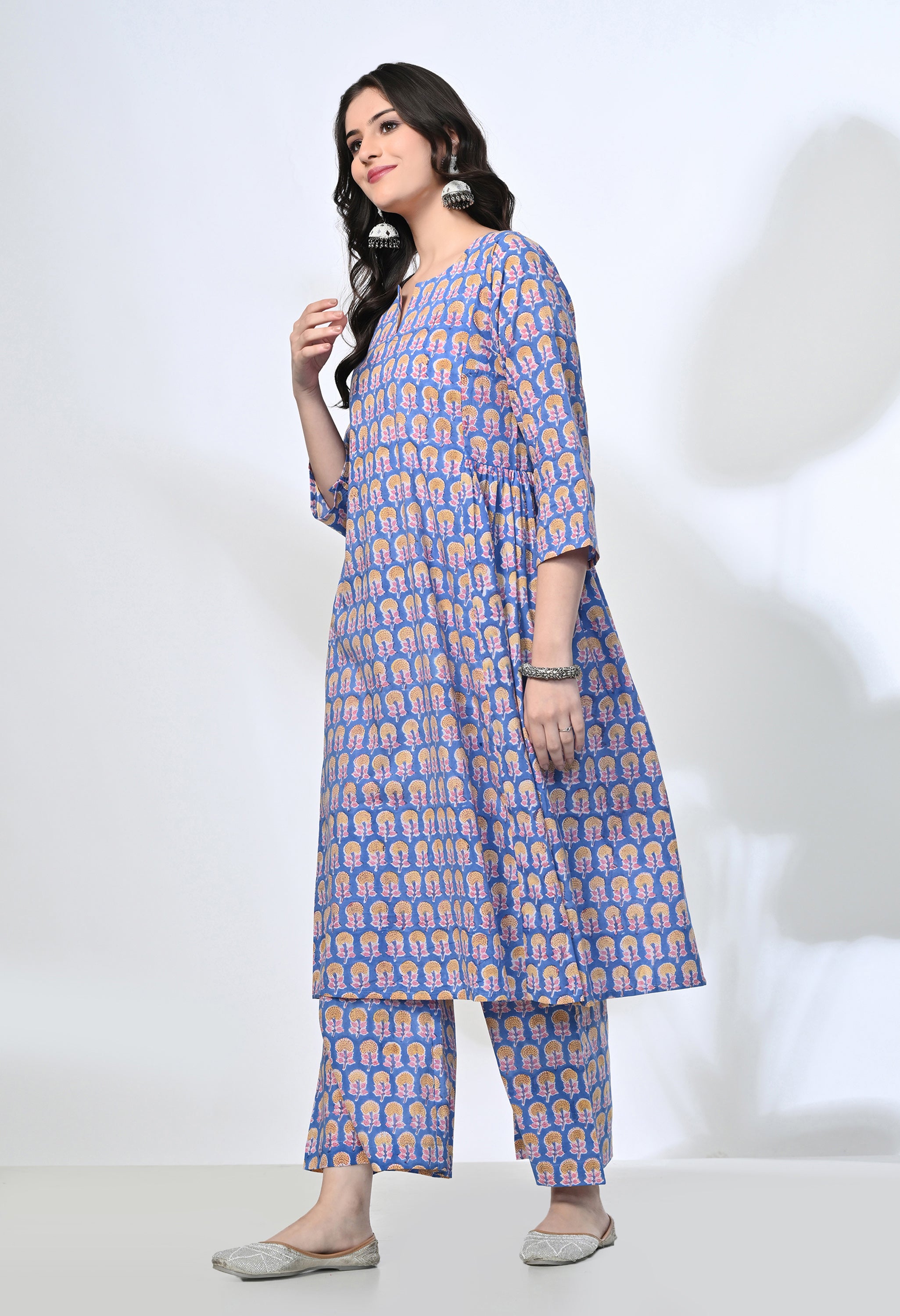ROZAANA COTTON KURTA SET