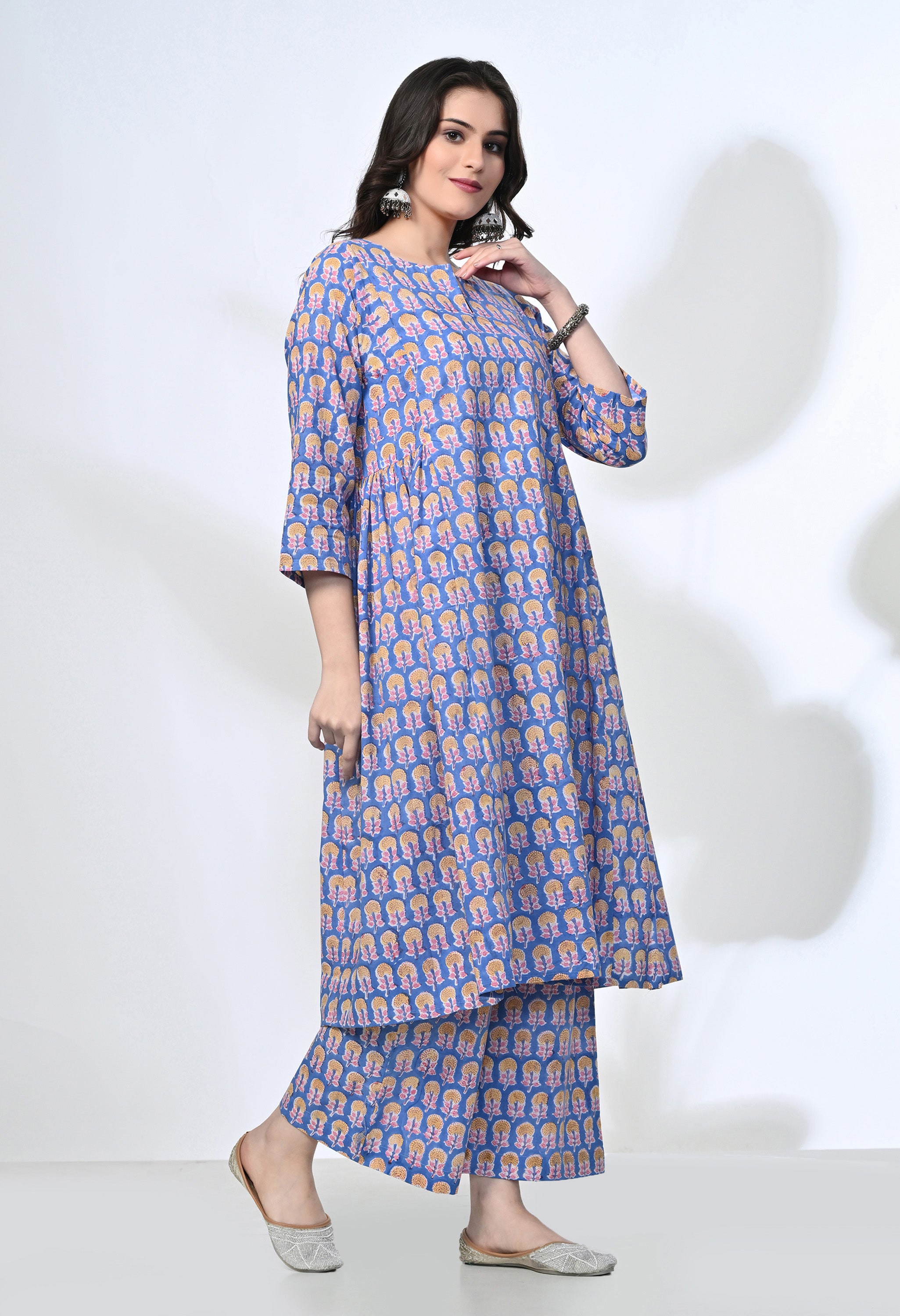 ROZAANA COTTON KURTA SET