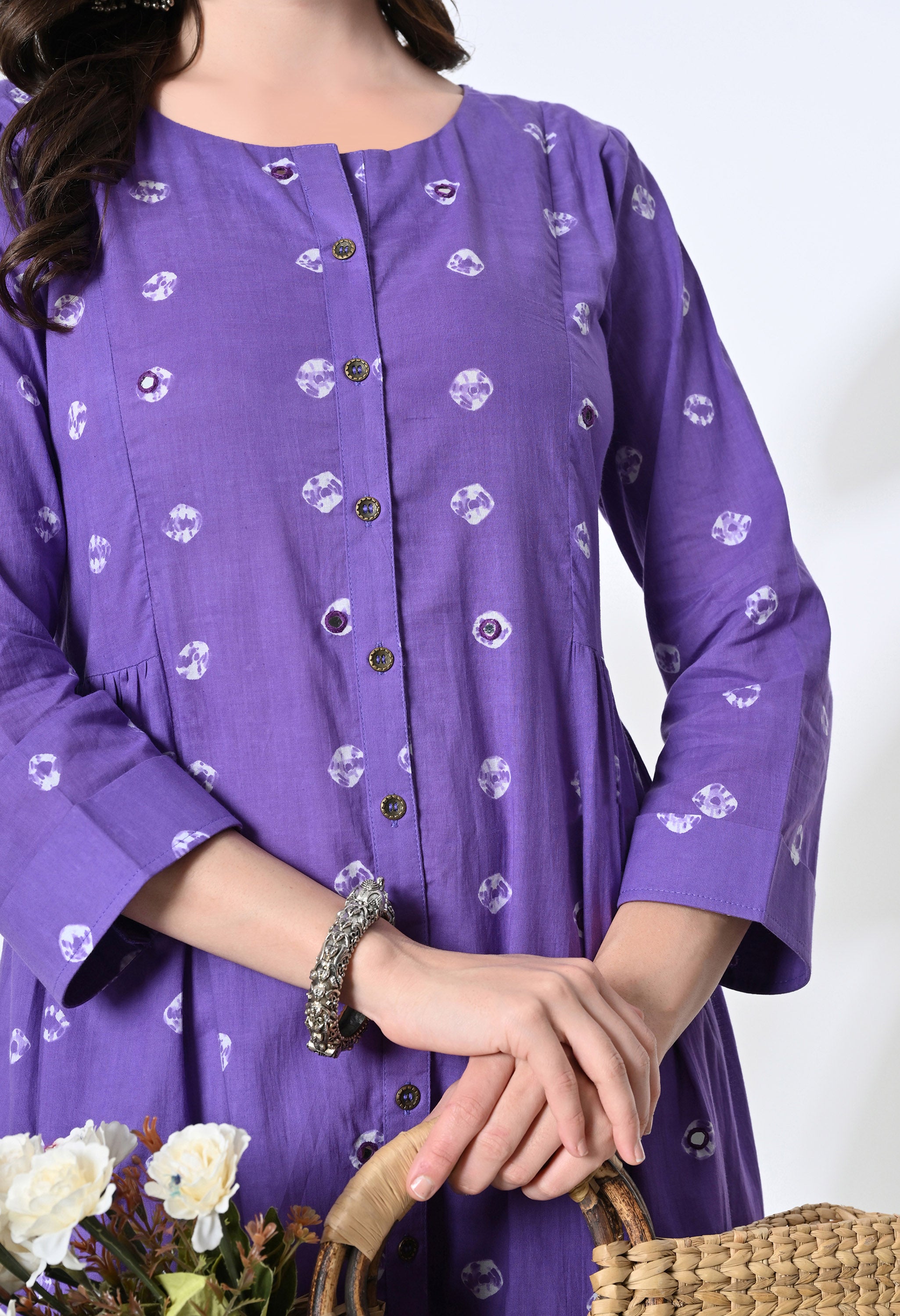 NARGIS COTTON KURTA SET