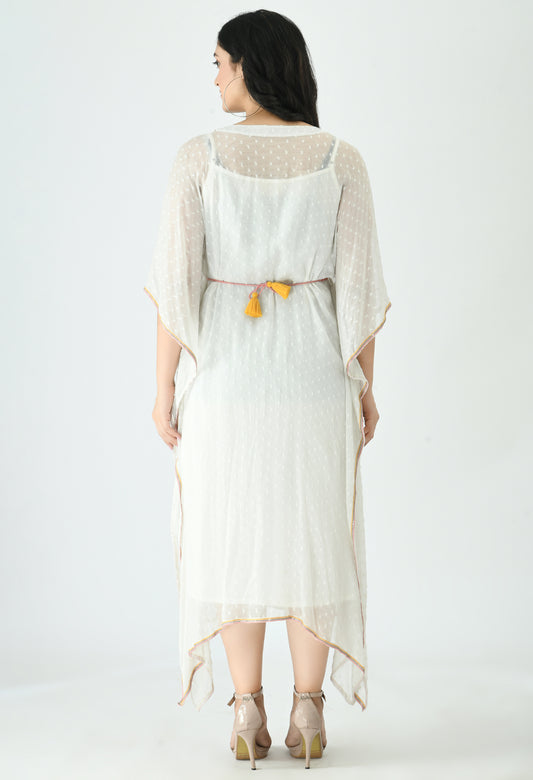 white-kaftan-dress