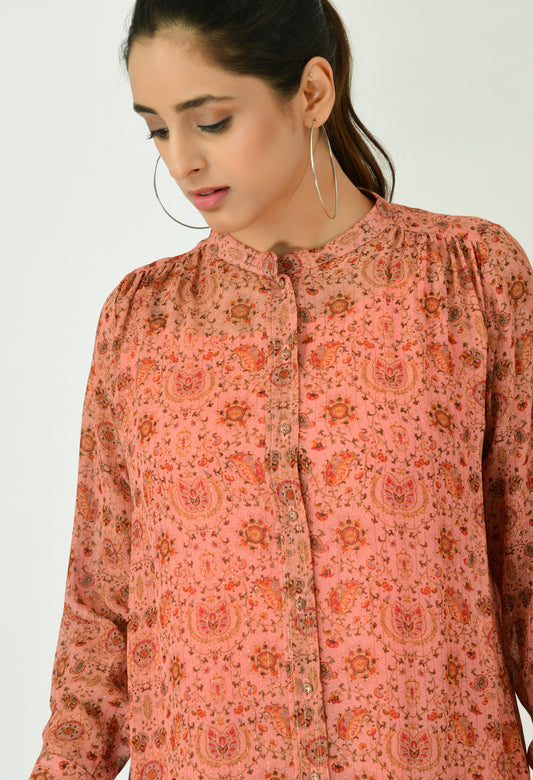 kesriya-lurex-shirt-top-|-lurex-top-for-online