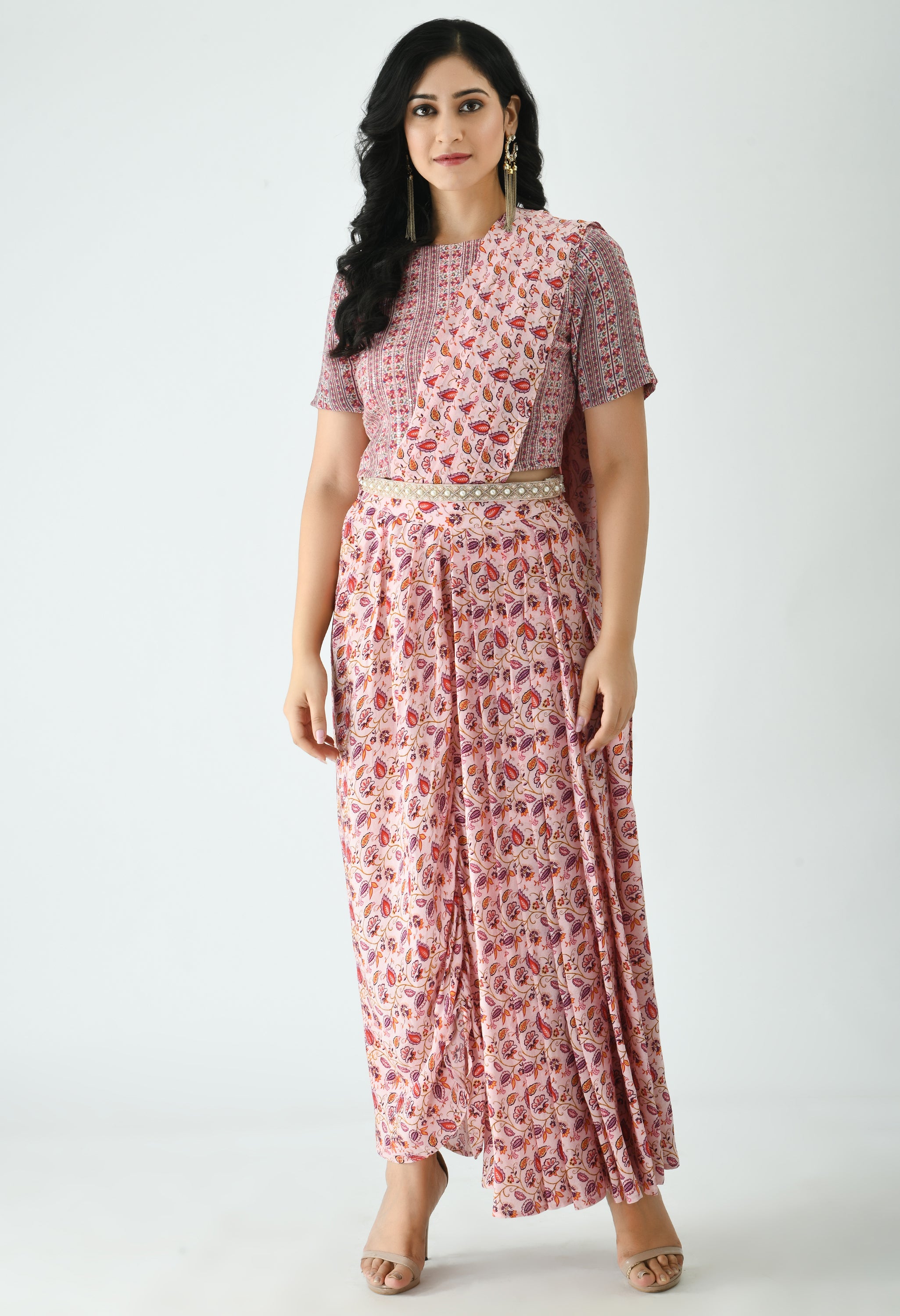 Kunj Prestich Saree Set | Pre Draped Sarees