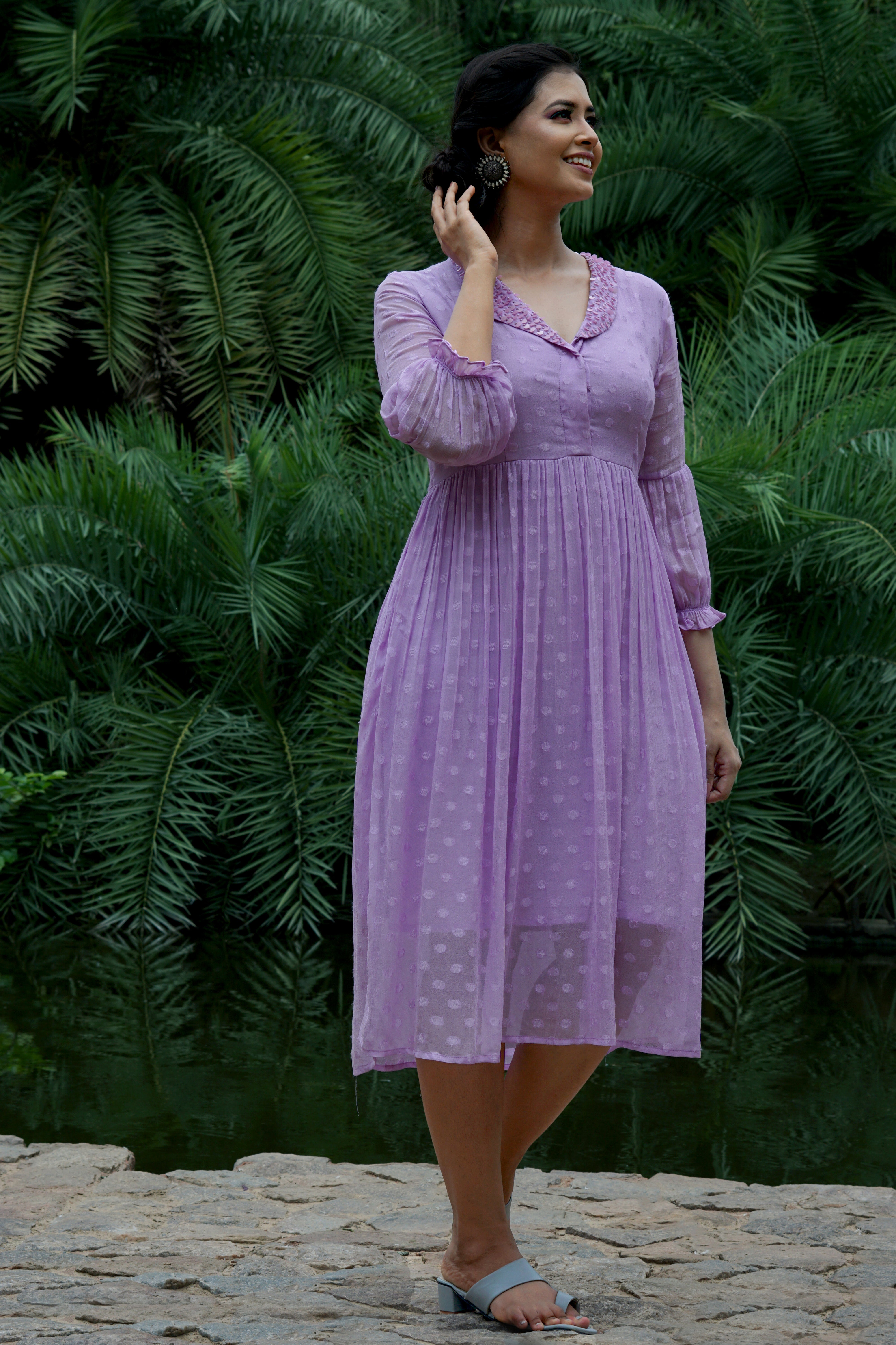 Lillic Summary Dress| Lilac Dresses for Women